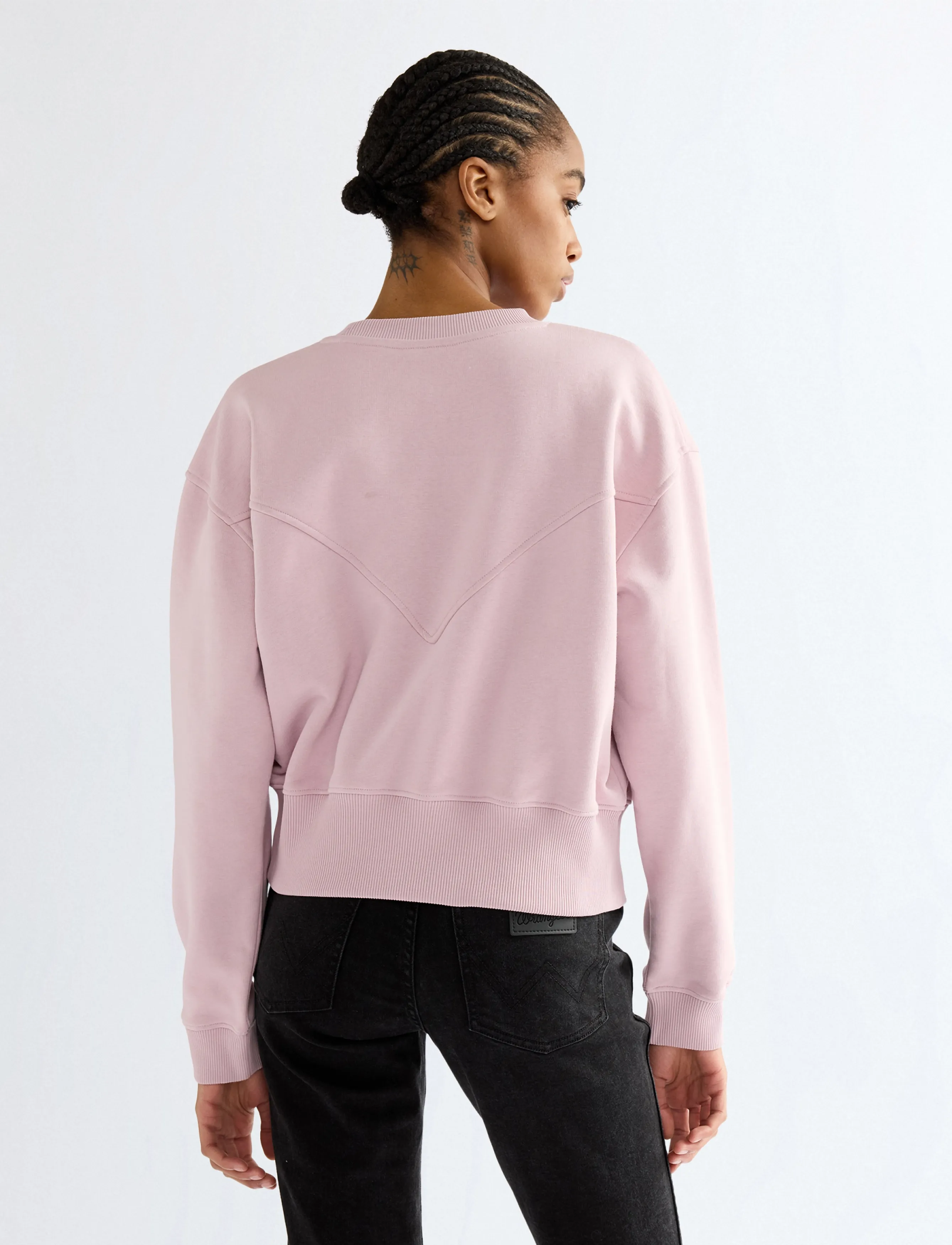 Wrangler - YOKE SWEATSHIRT - keepsake lilac - 4