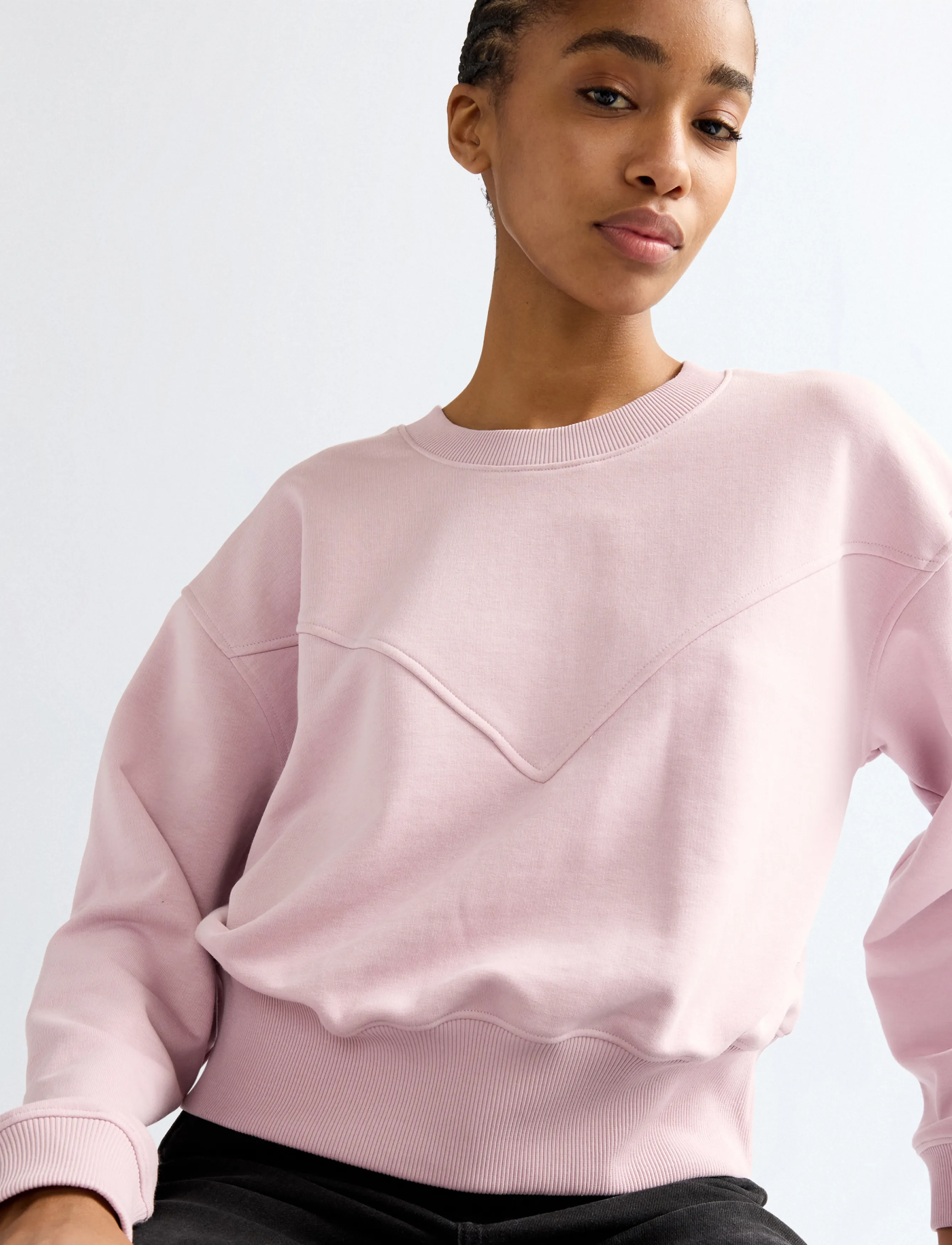 Wrangler - YOKE SWEATSHIRT - keepsake lilac - 5