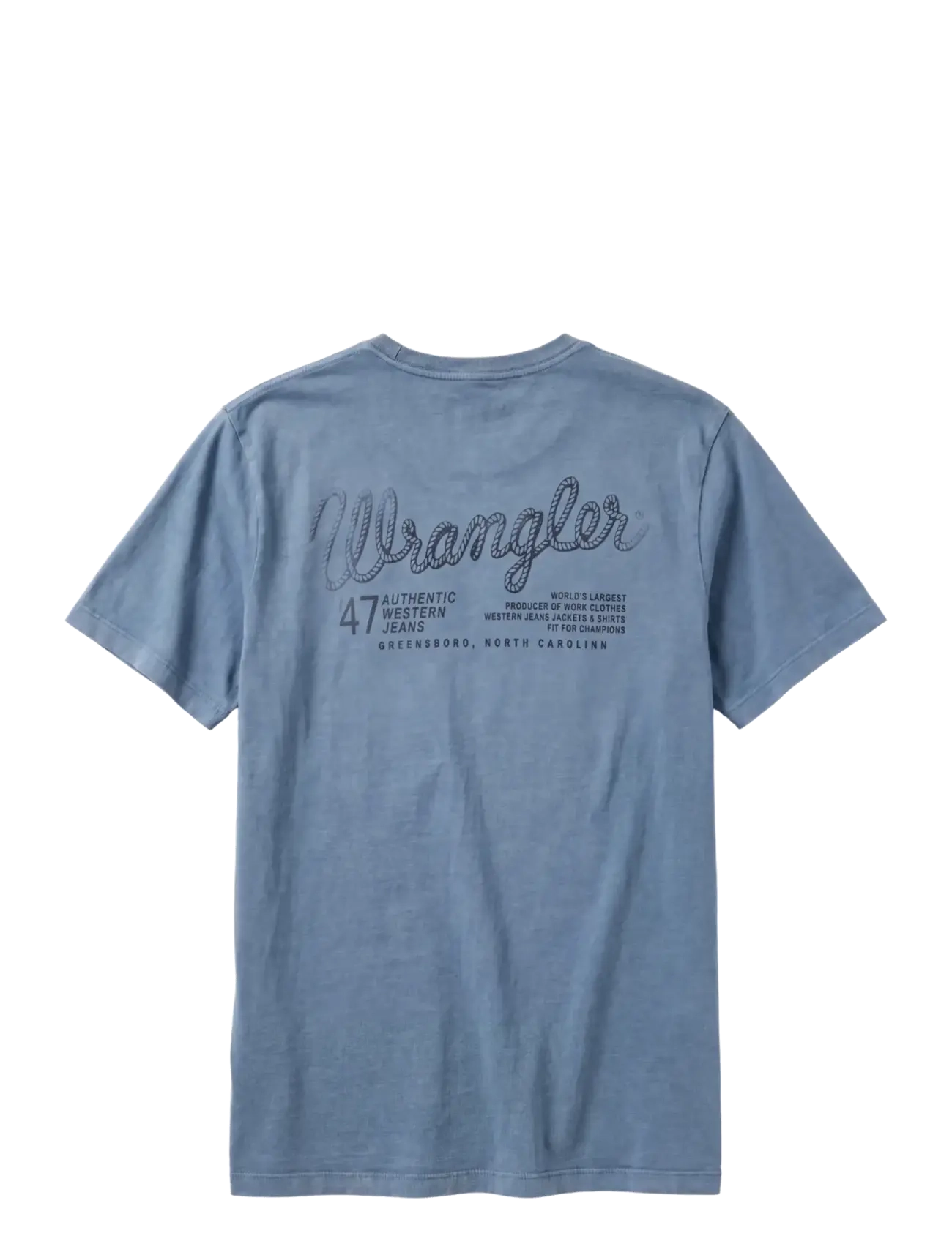 Wrangler - GRAPHIC TEE - kurzärmelige t-shirts - bering sea - 2