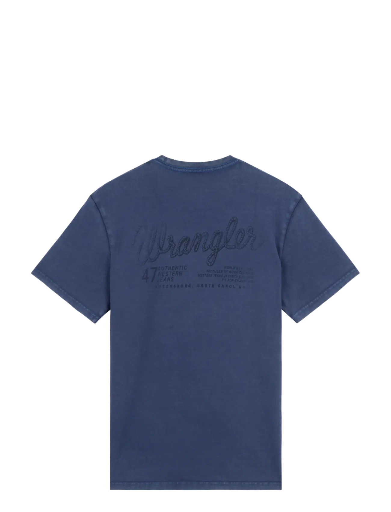 Wrangler - GRAPHIC TEE - kurzärmelige t-shirts - bering sea - 2