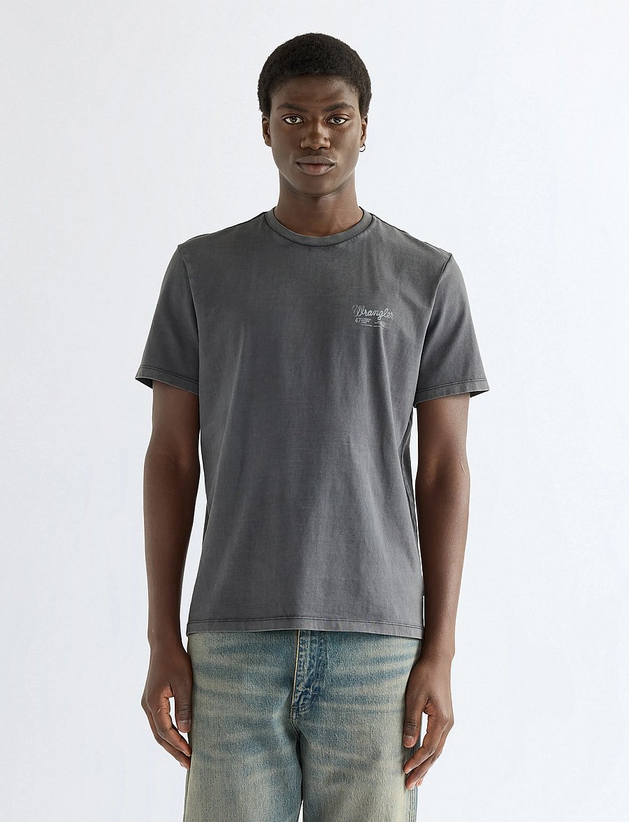 Wrangler - GRAPHIC TEE - black beauty - 0