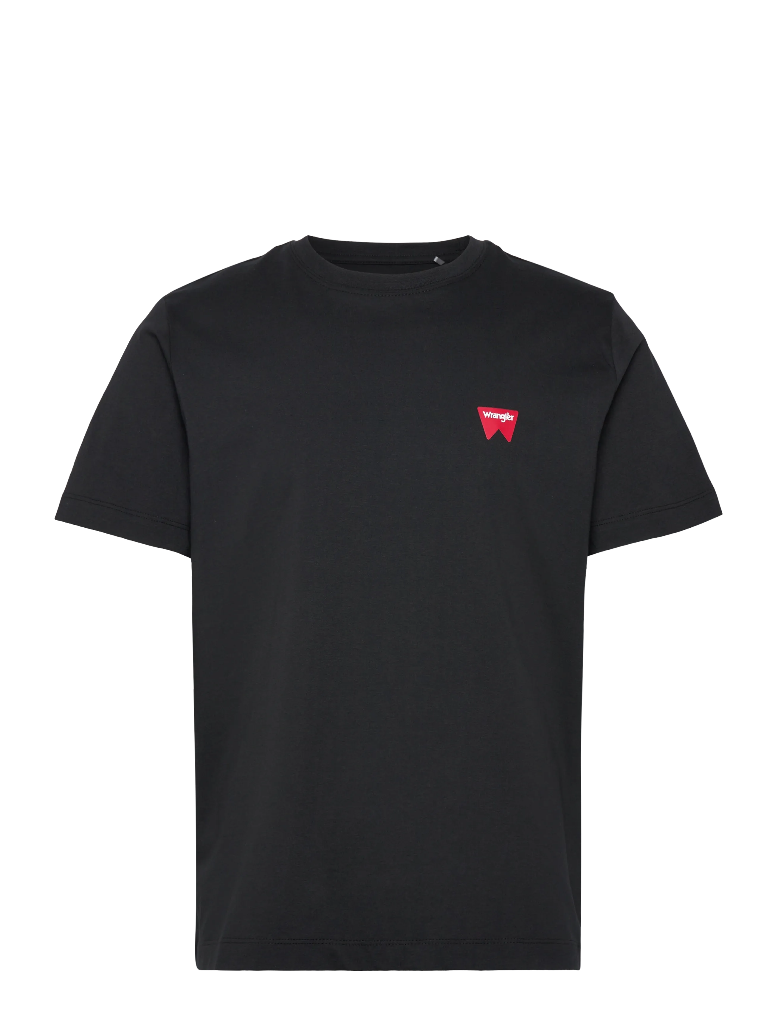 Wrangler SIGN OFF TEE - T-shirts - BLACK / black
