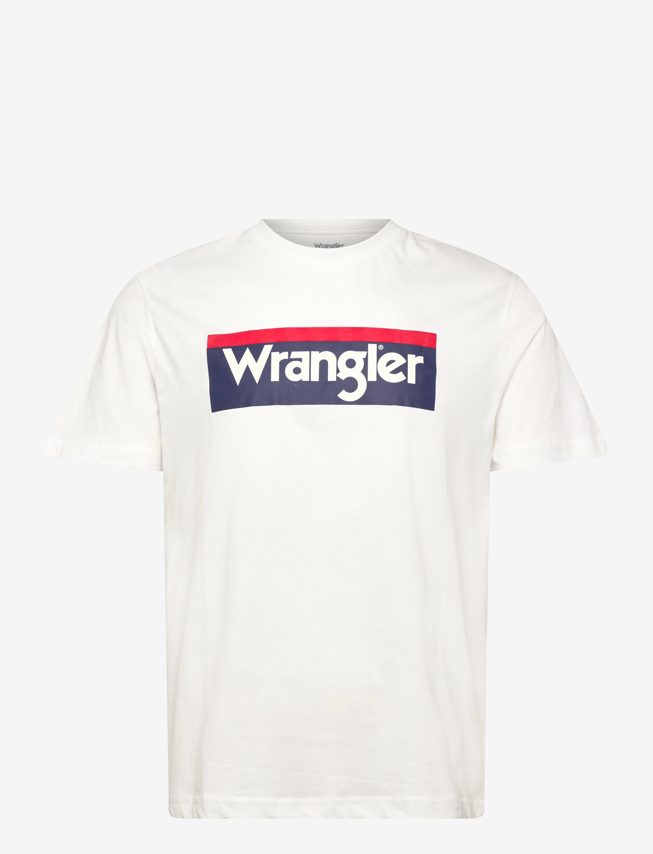 Wrangler - 3CLR LOGO TEE - off white - 0