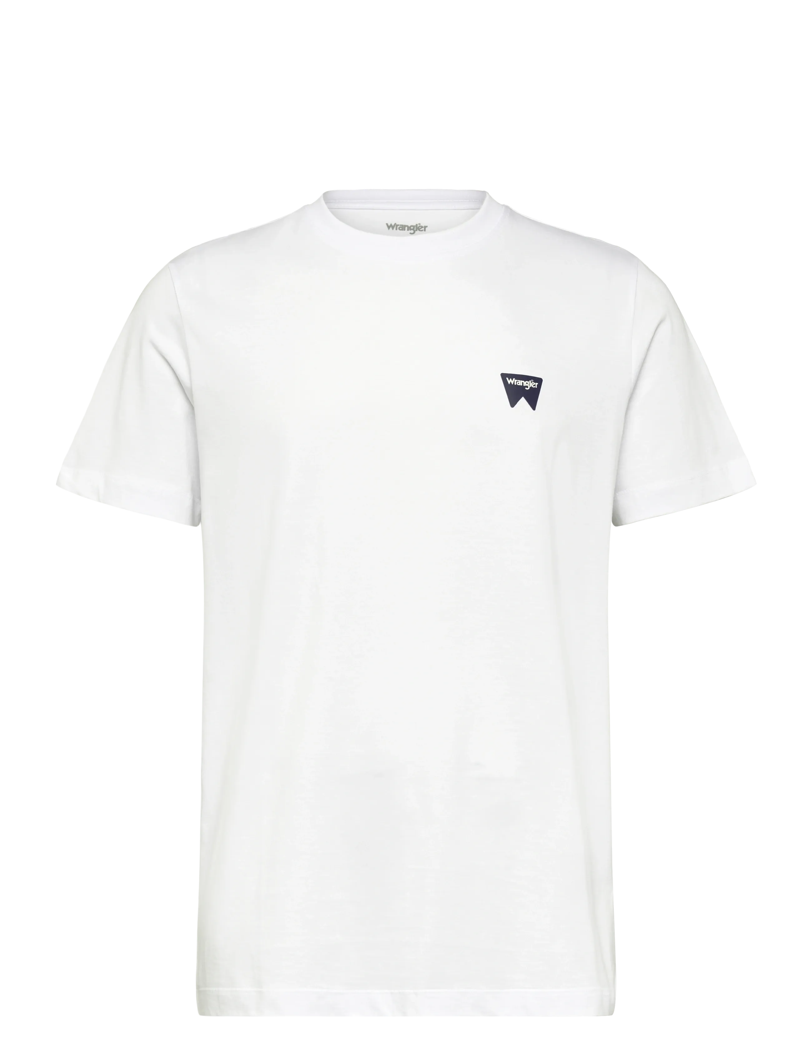 Wrangler SIGN OFF TEE - T-shirts - WHITE / white