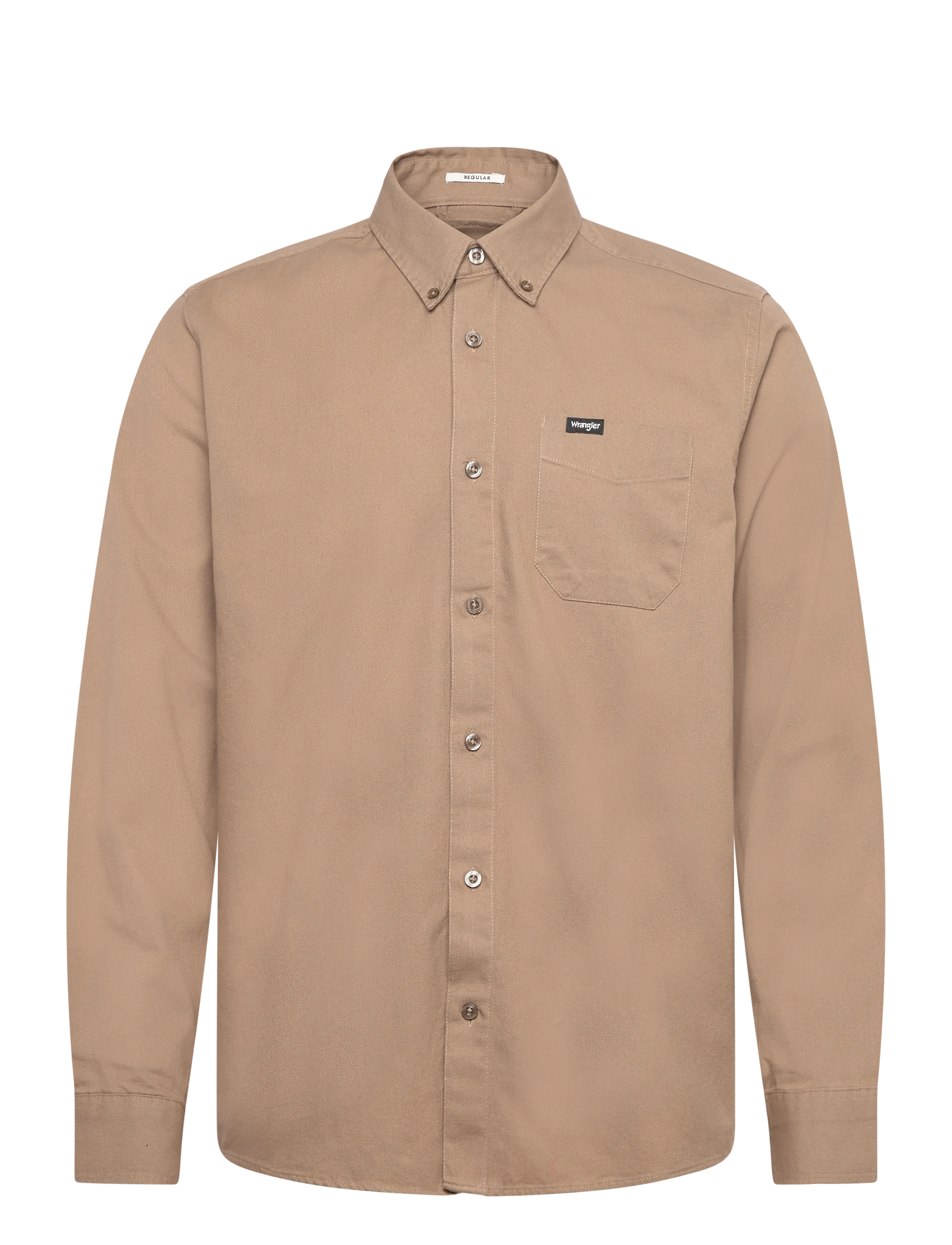 Wrangler LS SHIRT - Skjorter - VIZON / beige