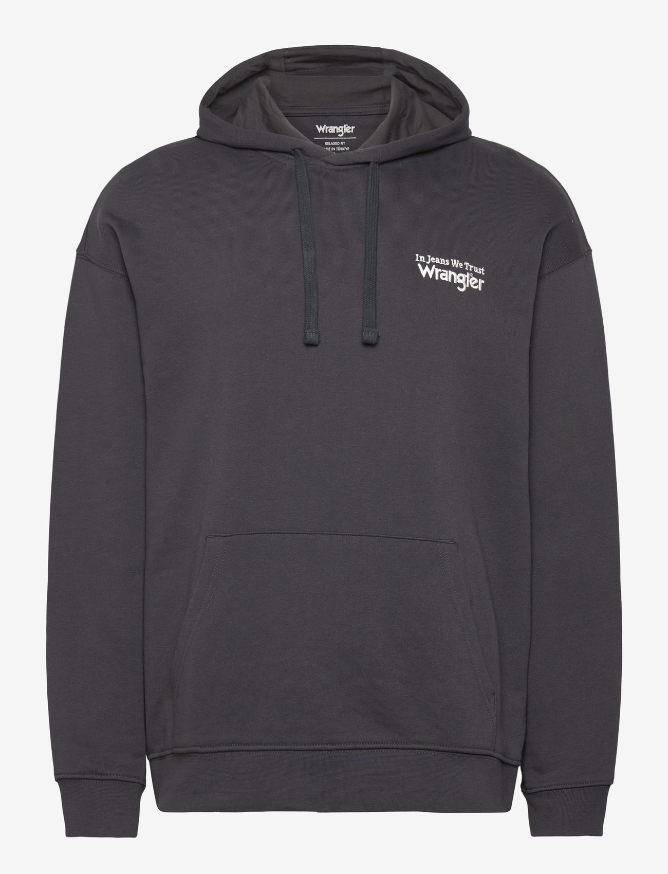 Wrangler - HOODIE - faded black - 0