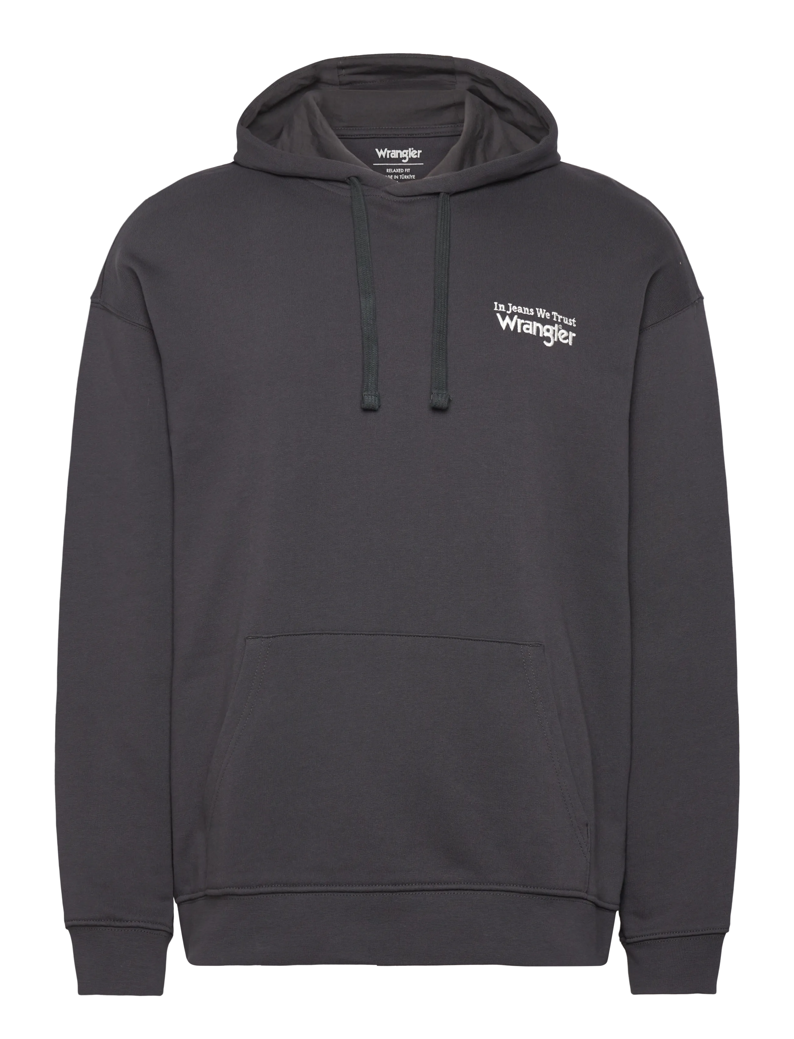 Wrangler HOODIE - Sweatshirts & hættetrøjer - FADED BLACK / grey