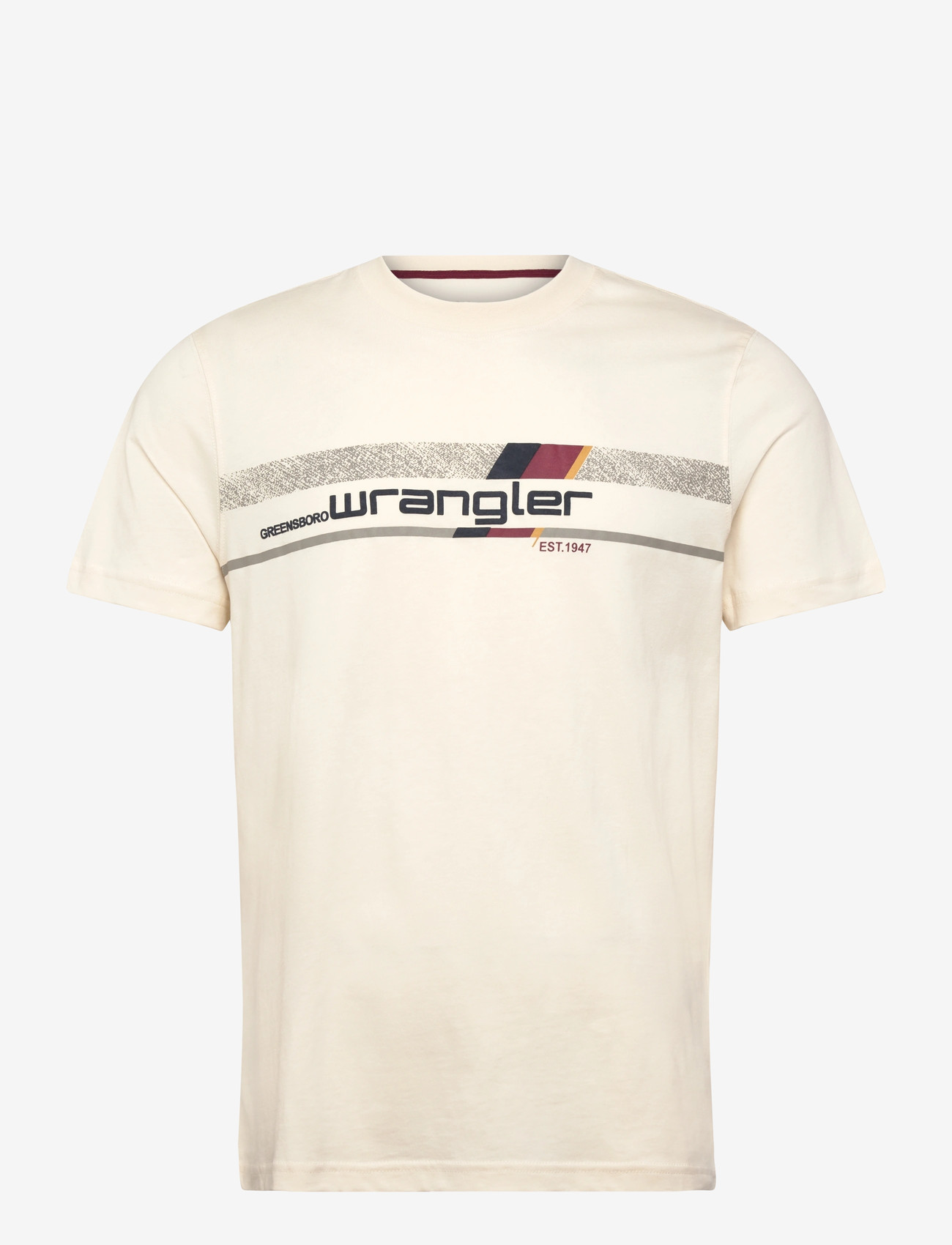 Wrangler - SS WRANGLER TEE - laveste priser - white - 0