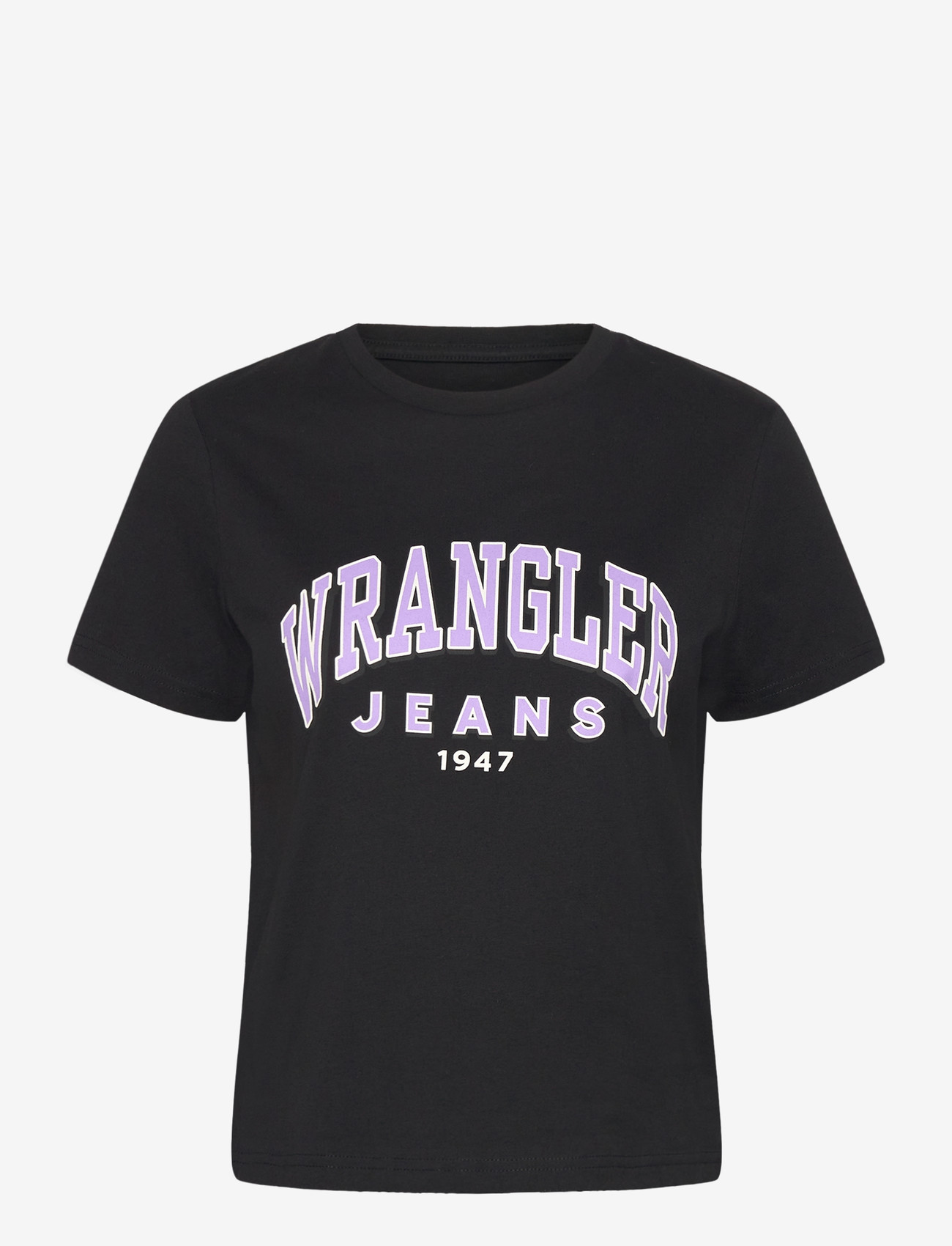Wrangler - ROUND TEE - efterårstøj - black - 0