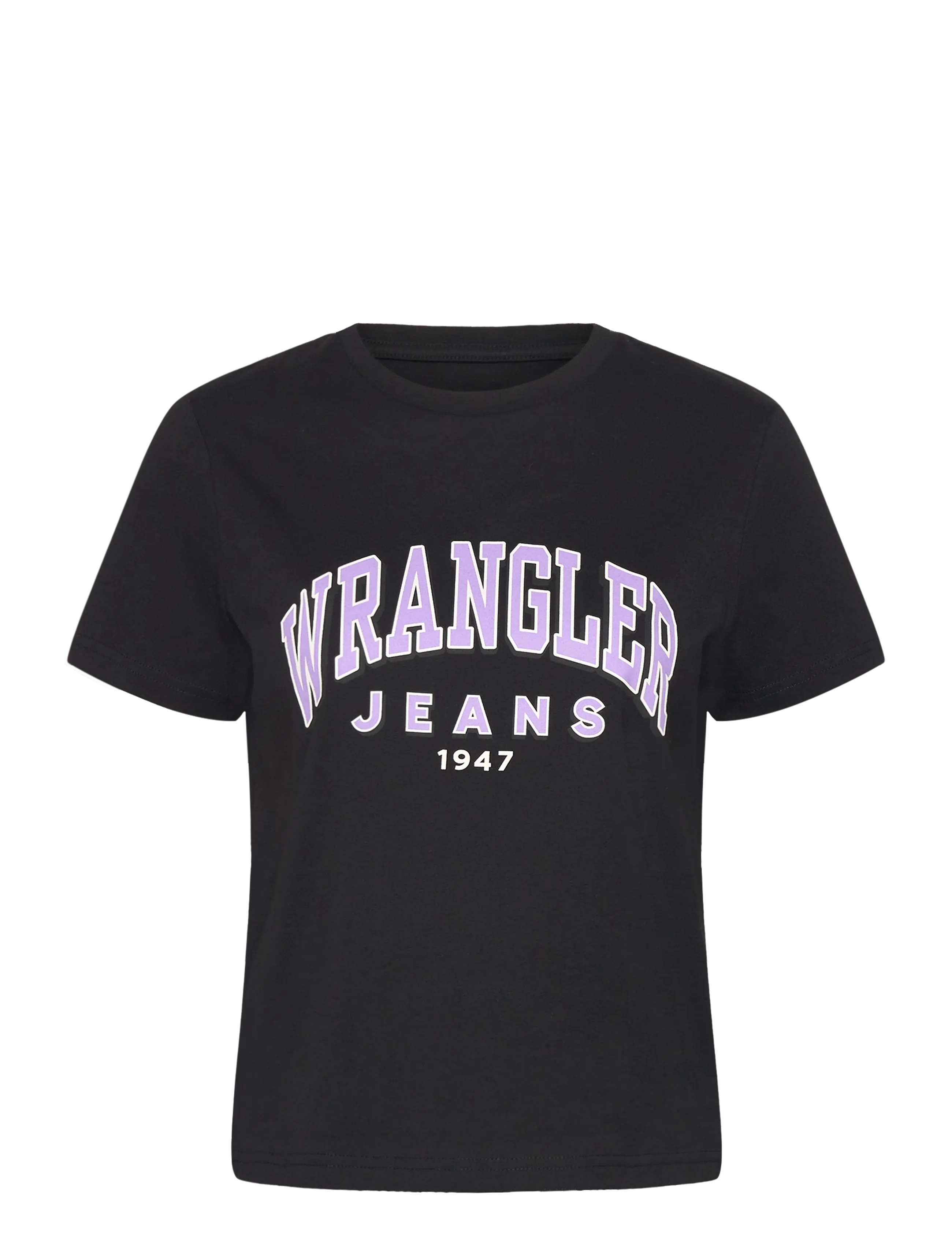 Wrangler ROUND TEE - Wrangler - BLACK / black