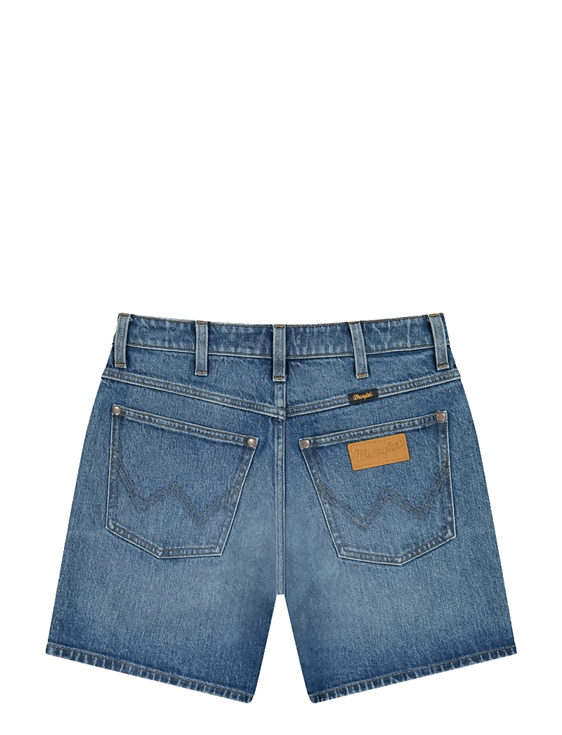 Wrangler - COWBOY SHORT 5 INCH - lühikesed teksapüksid - summer haze - 2