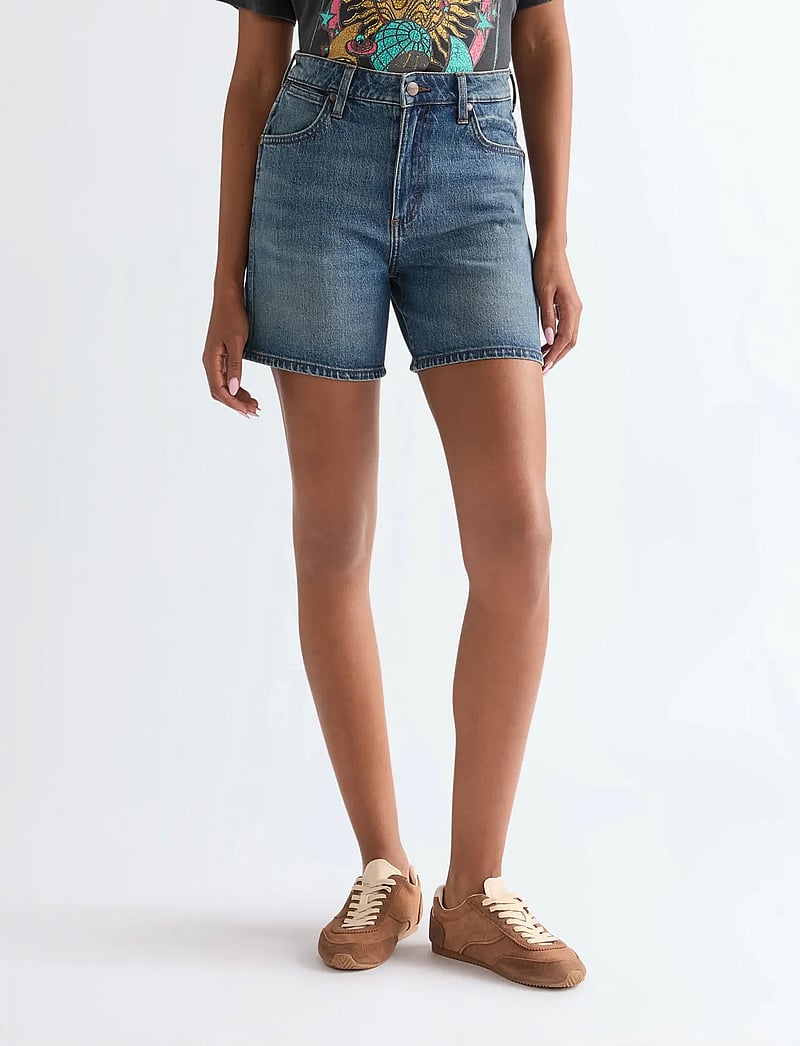 Wrangler - COWBOY SHORT 5 INCH - lühikesed teksapüksid - summer haze - 0