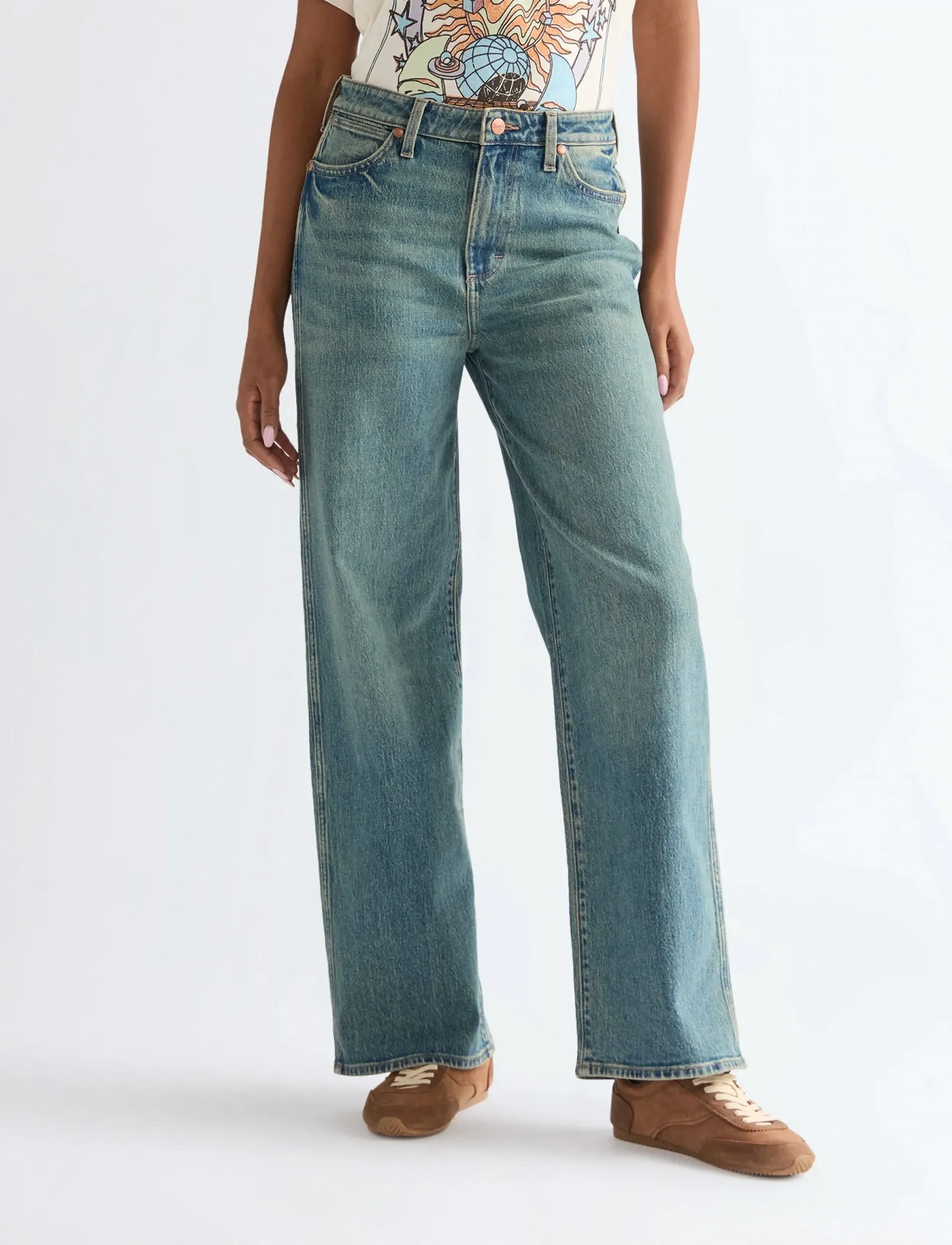 Wrangler - LOOSE STRAIGHT - straight jeans - marblestone - 0