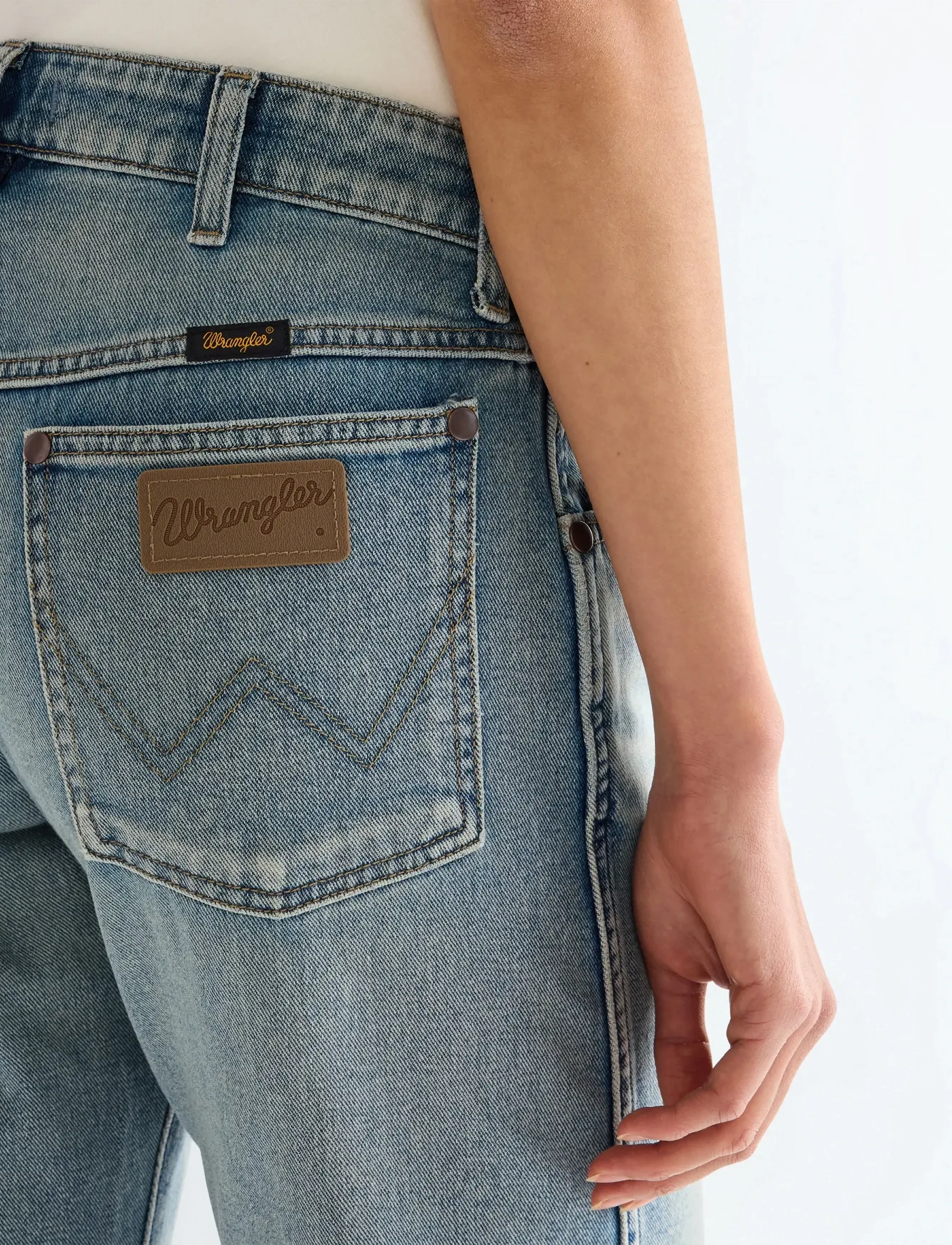 Wrangler - LOW RISE COWBOY JEAN - brede jeans - hippie haze - 4