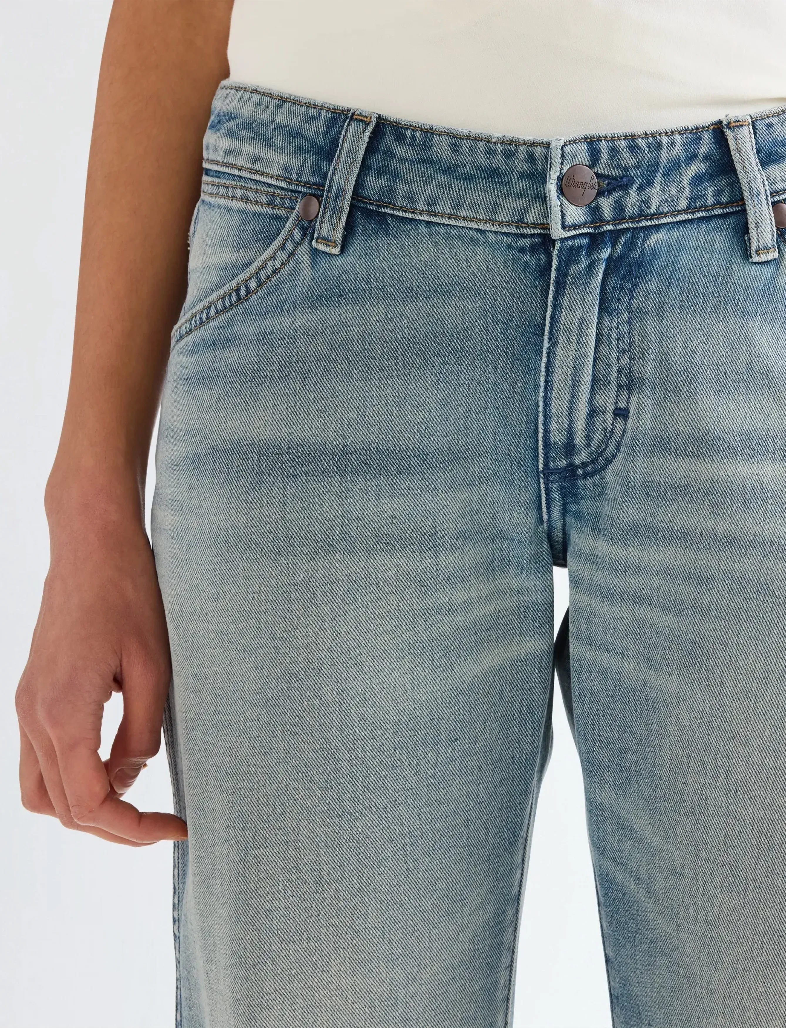 Wrangler - LOW RISE COWBOY JEAN - brede jeans - hippie haze - 5
