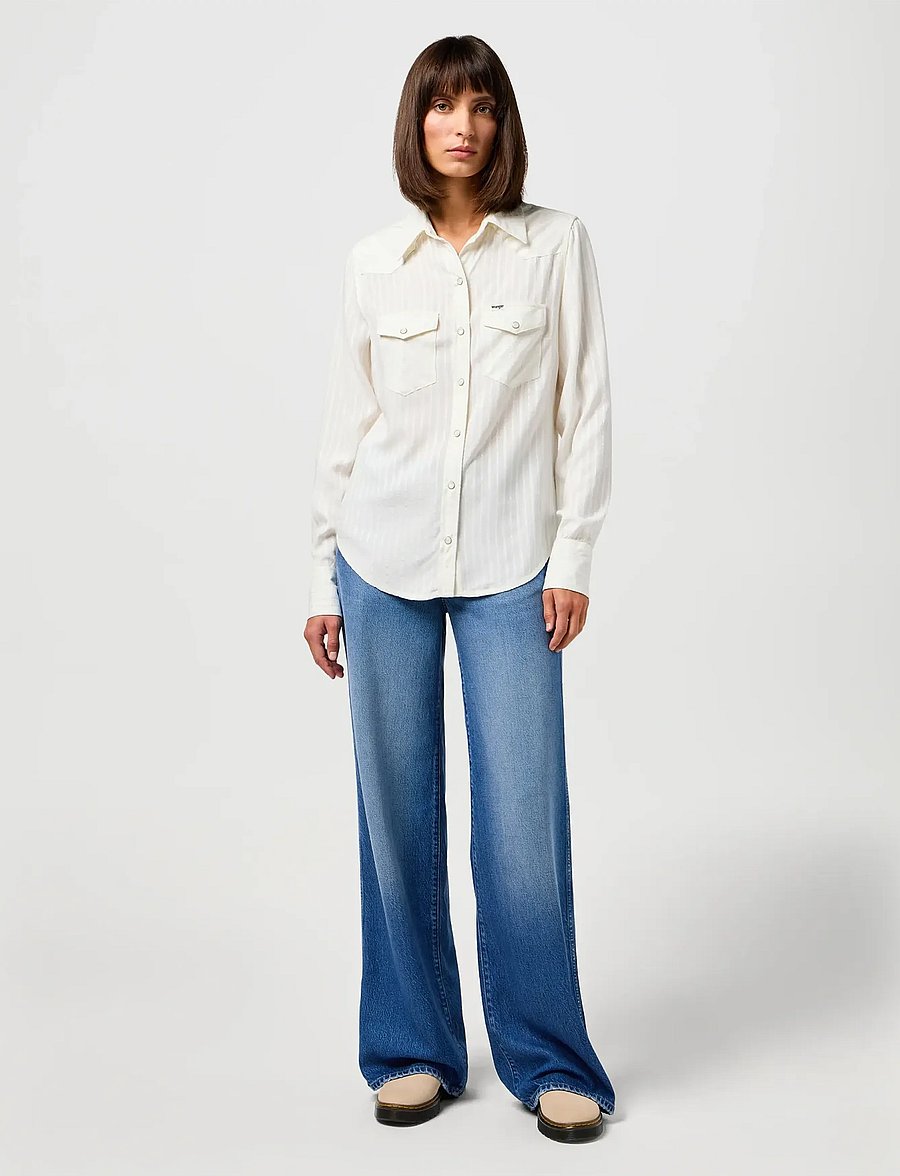 Wrangler - WORLD WIDE - szerokie dżinsy - promises kept - 3