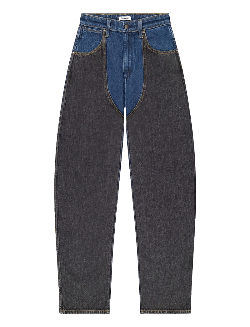 Wrangler - PATCHED CHAP JEANS - brede jeans - shadow stitch - 1