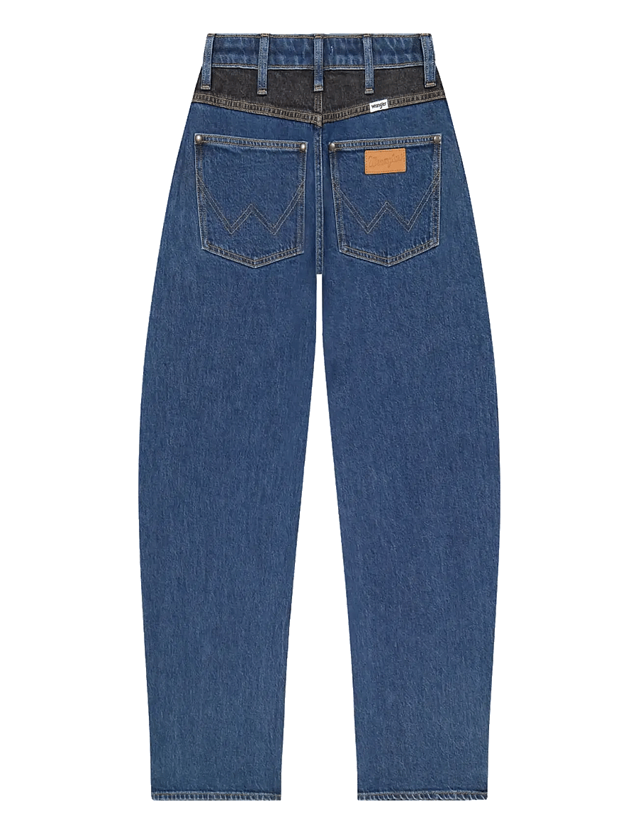 Wrangler - PATCHED CHAP JEANS - brede jeans - shadow stitch - 2