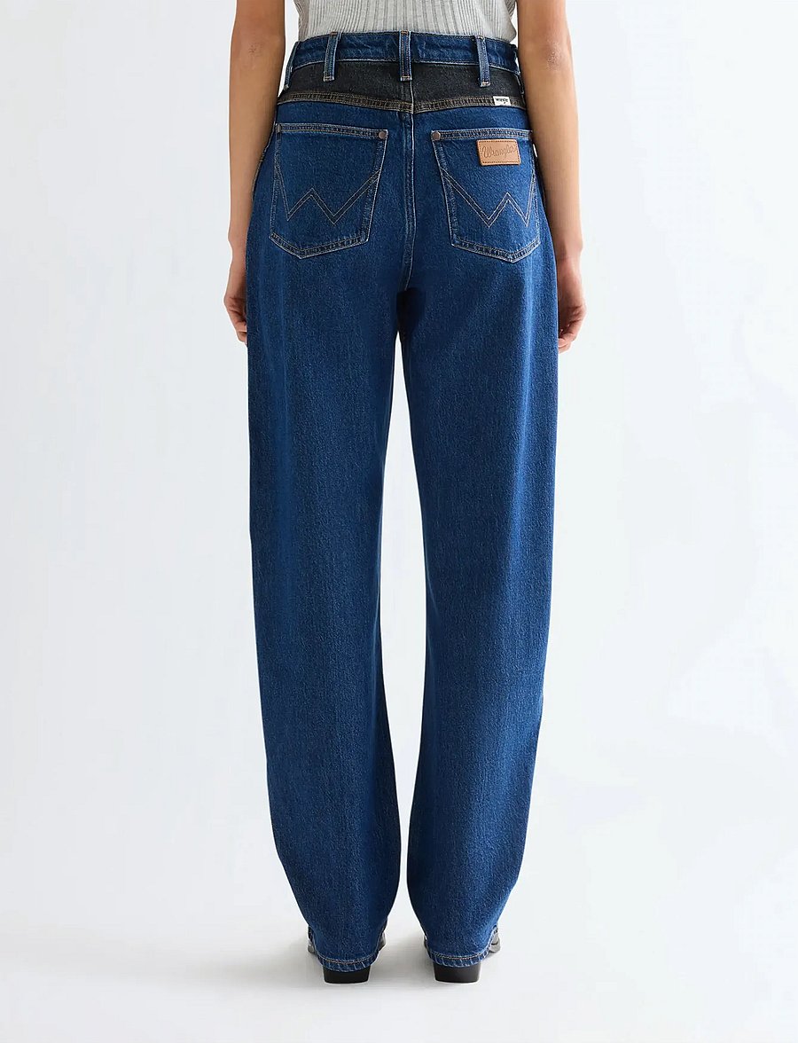 Wrangler - PATCHED CHAP JEANS - brede jeans - shadow stitch - 3