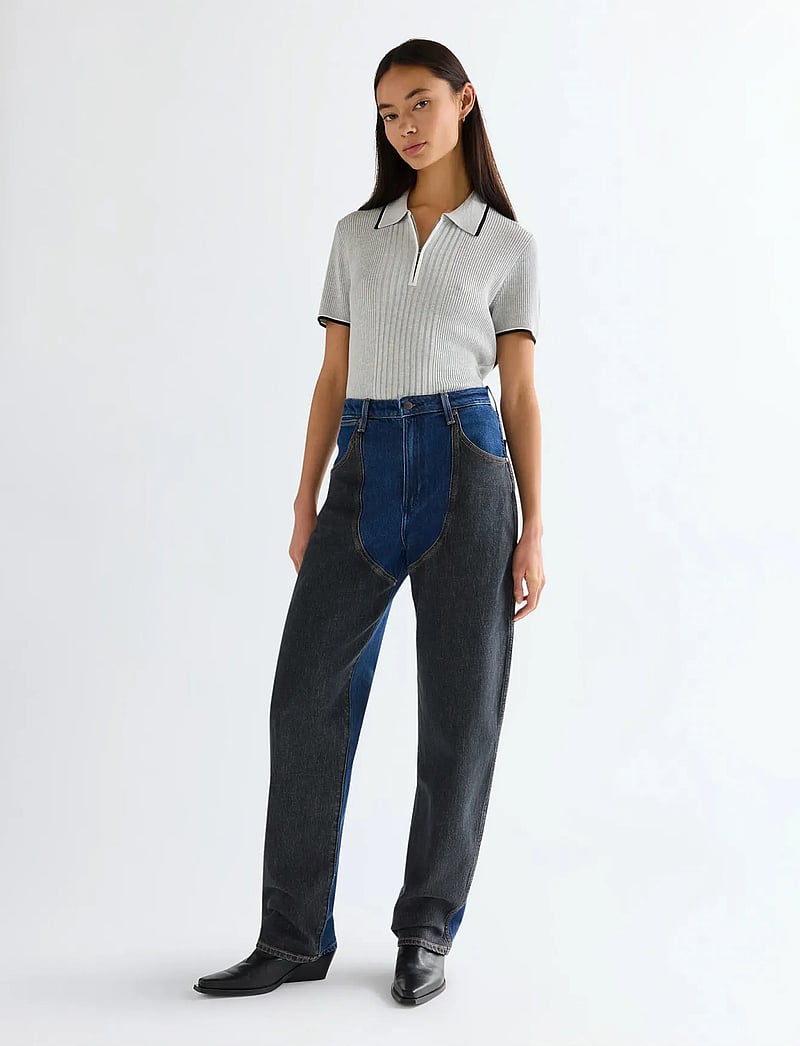 Wrangler - PATCHED CHAP JEANS - brede jeans - shadow stitch - 4