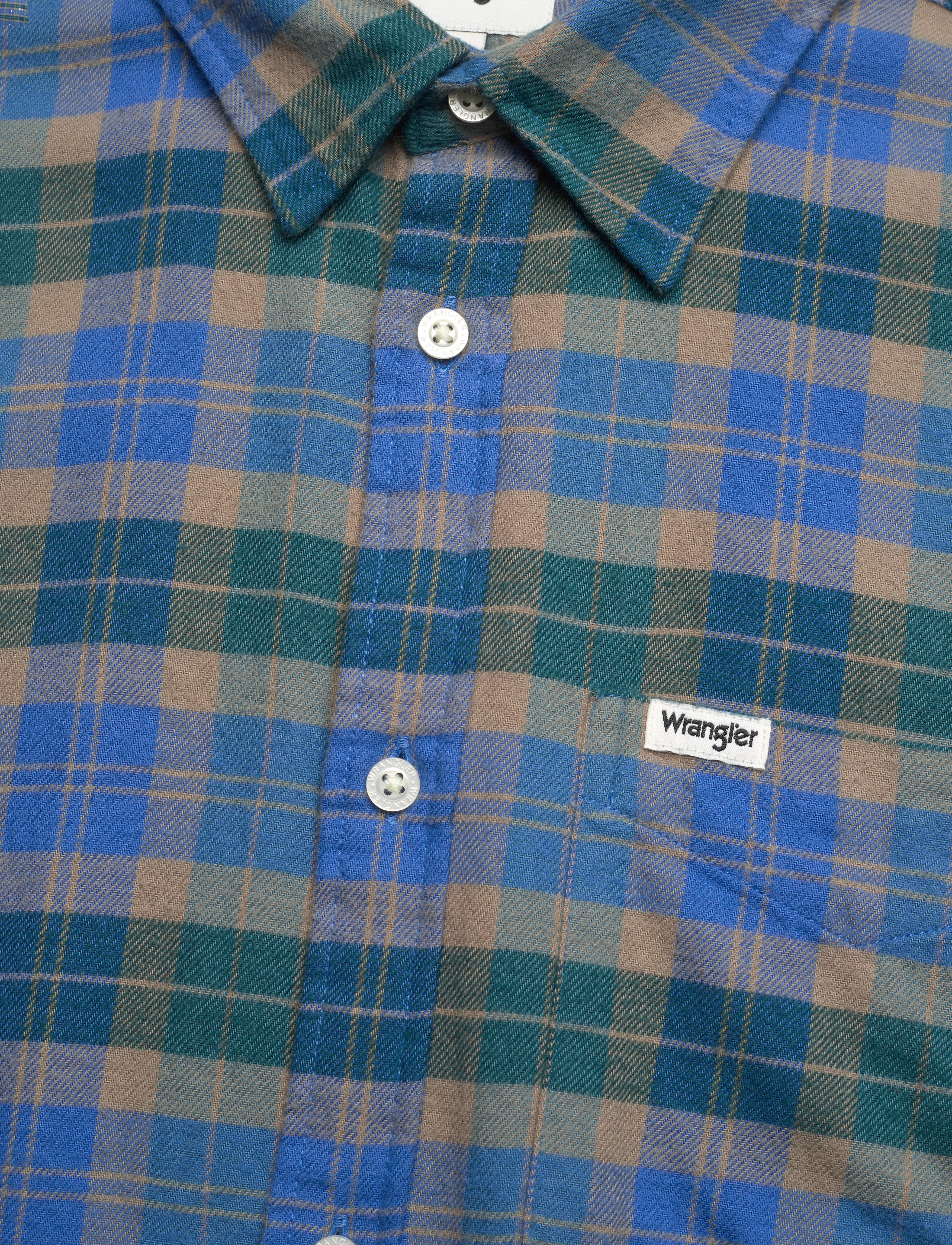 Wrangler - 1 POCKET SHIRT - chinchilla - 2