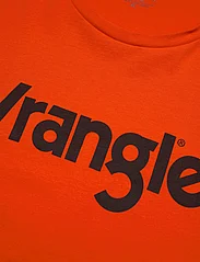 Wrangler - LOGO TEE - lägsta priserna - orange.com - 2