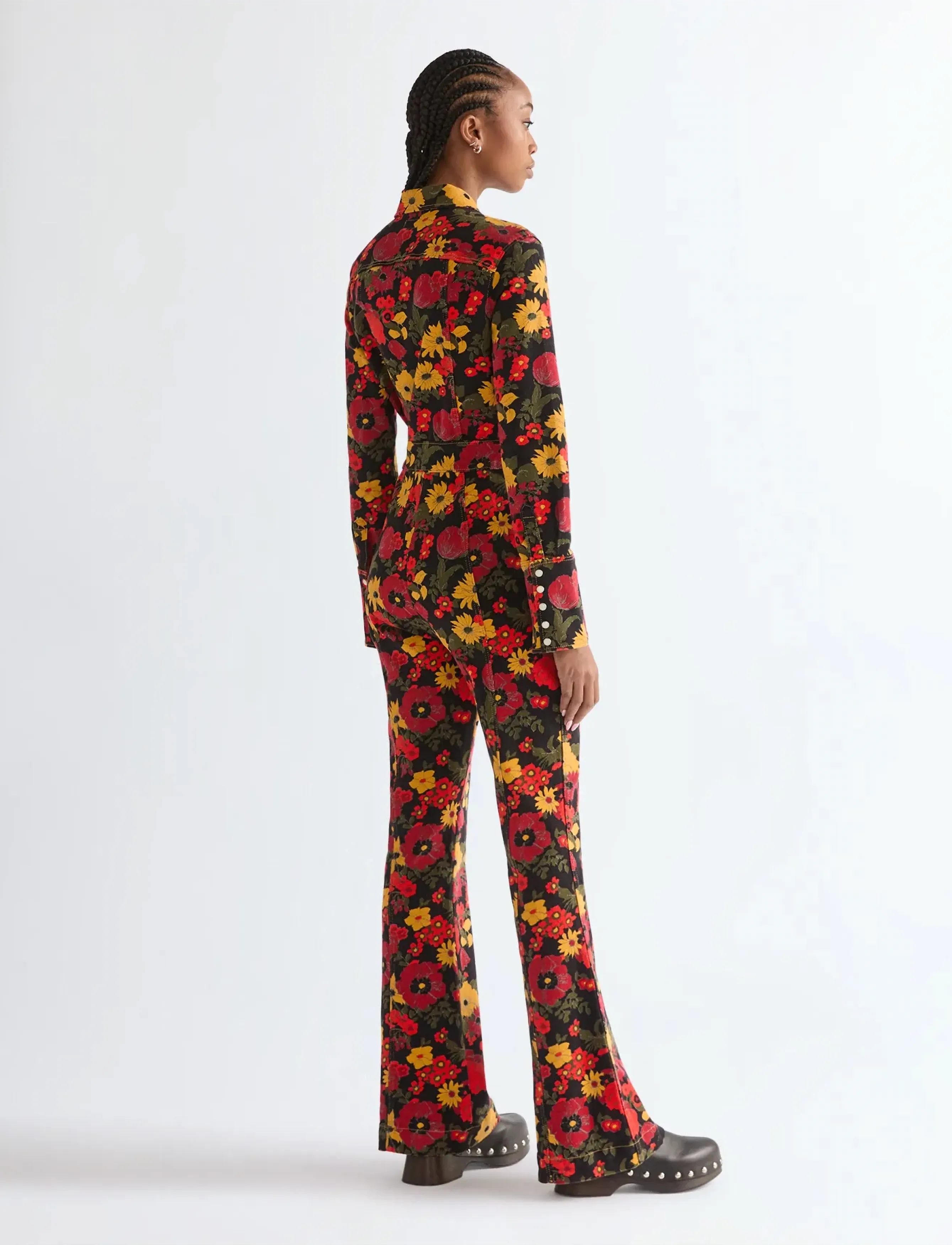 Wrangler - RETRO CATSUIT - buksedragter - antique bloom - 3