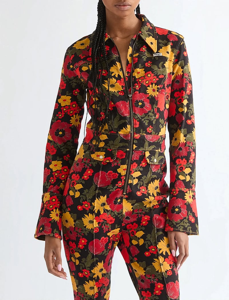 Wrangler - RETRO CATSUIT - jumpsuits - antique bloom - 4