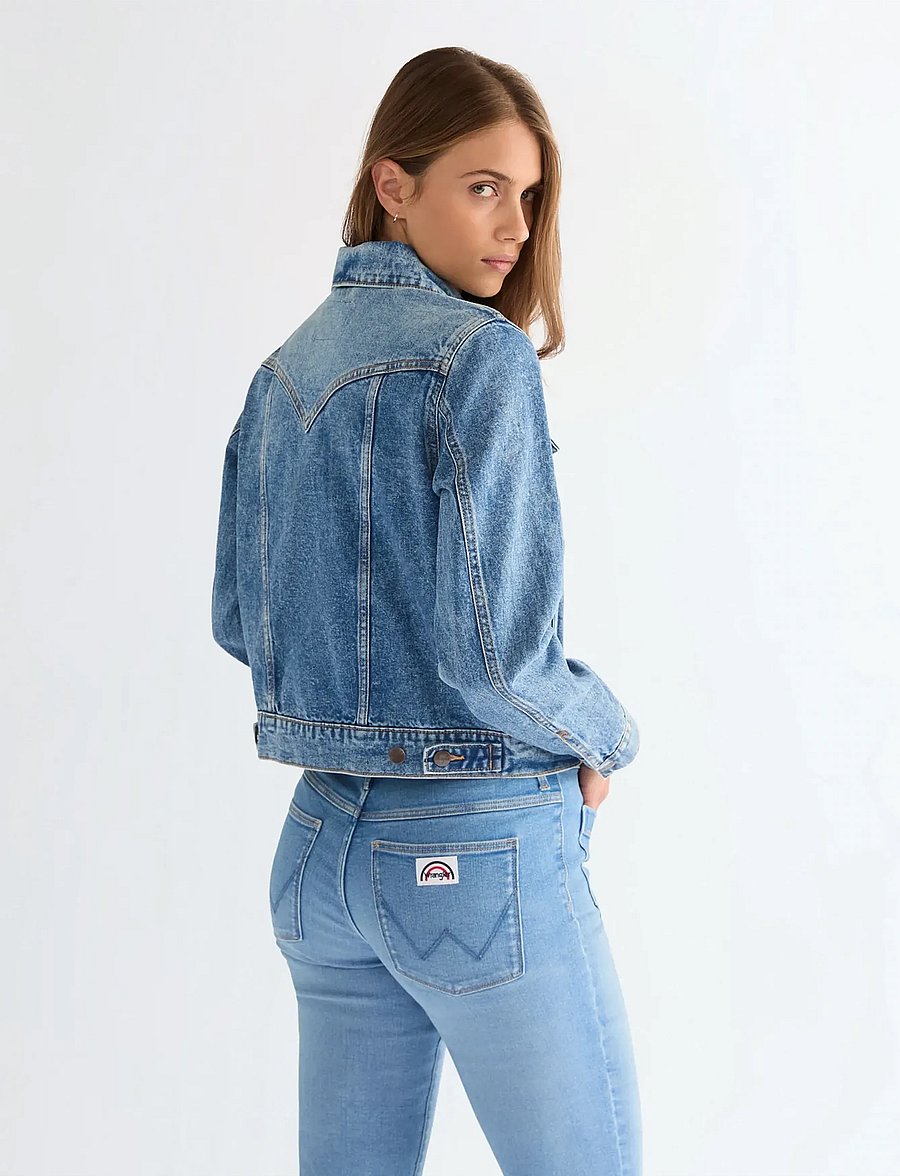 Wrangler - WESTERN JACKET - vorjakkar - blue bird - 2