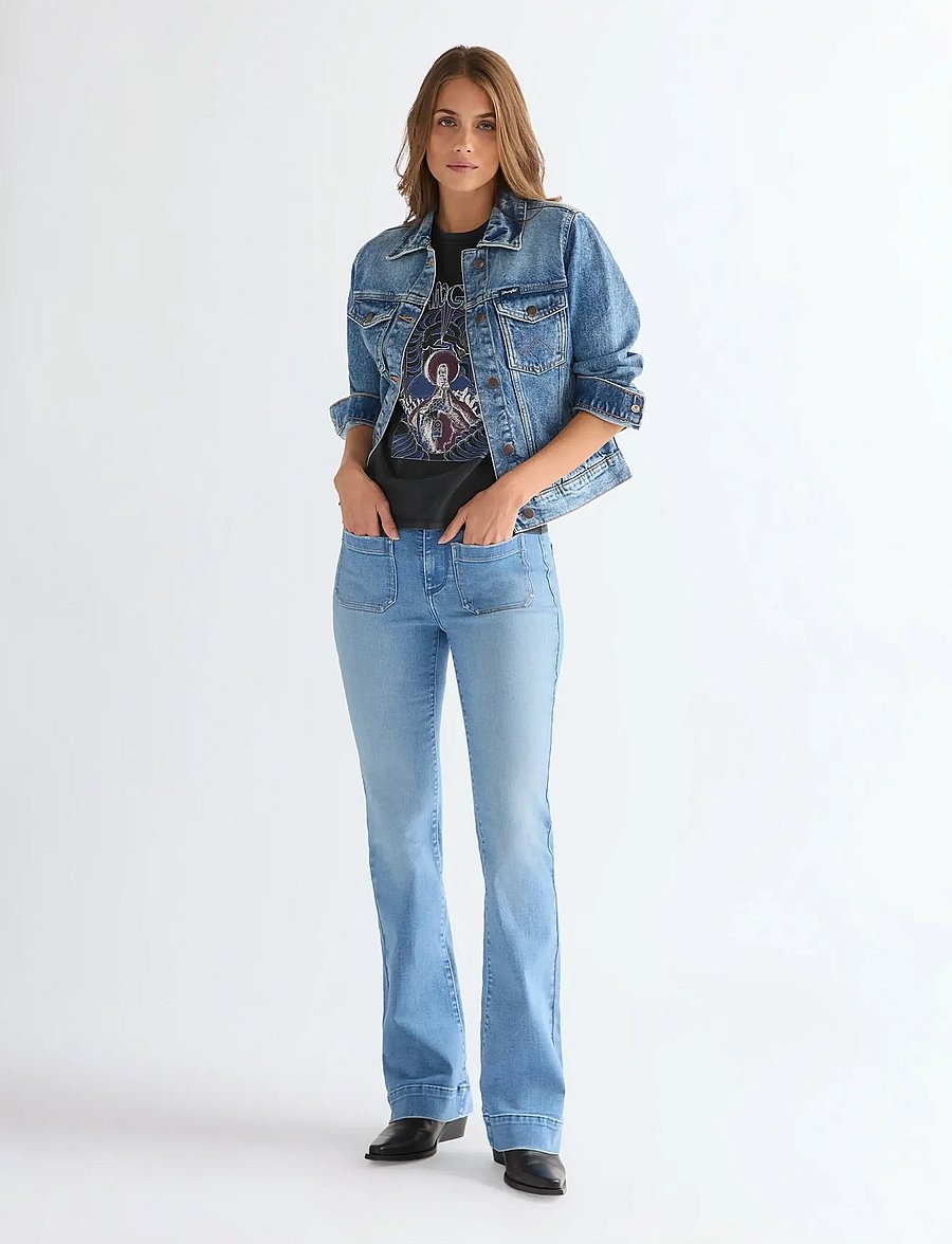 Wrangler - WESTERN JACKET - vorjakkar - blue bird - 3