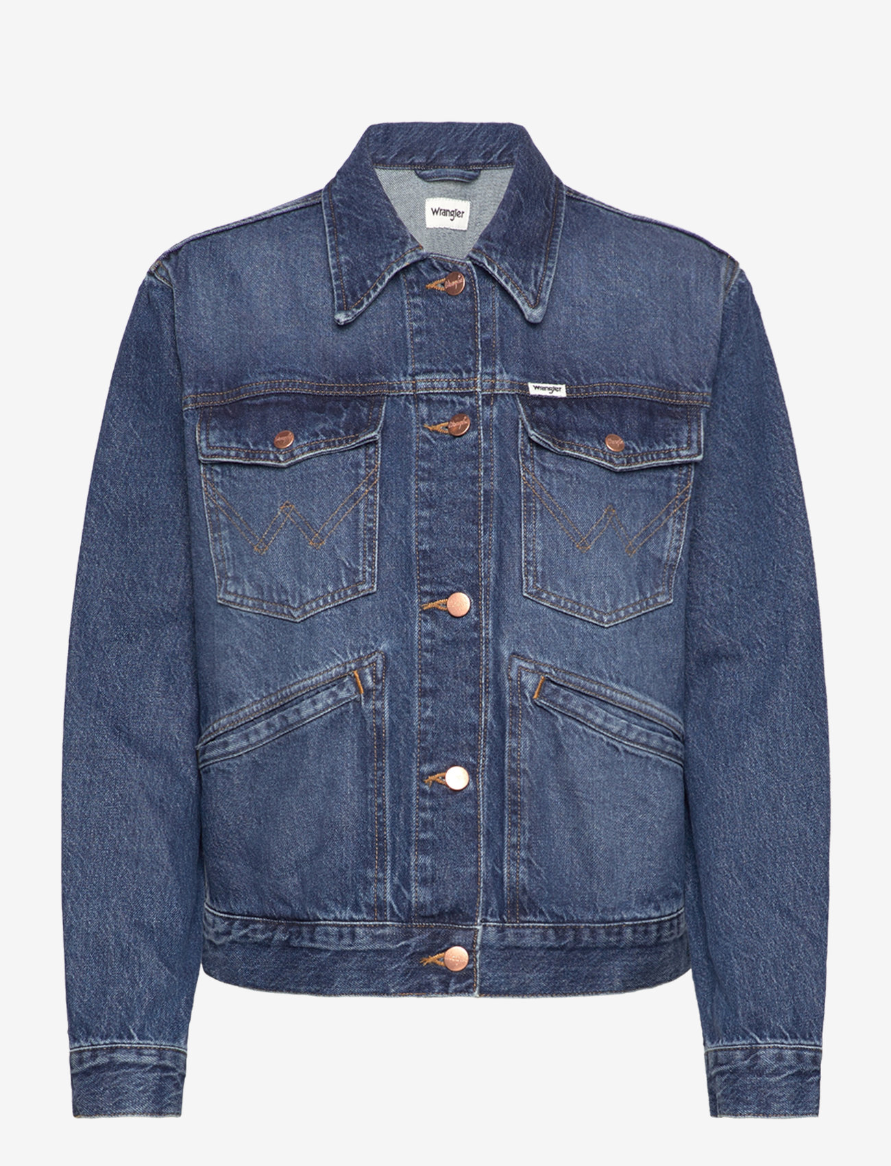 Wrangler - REGULAR HERITAGE JACKET - dark wash - 0
