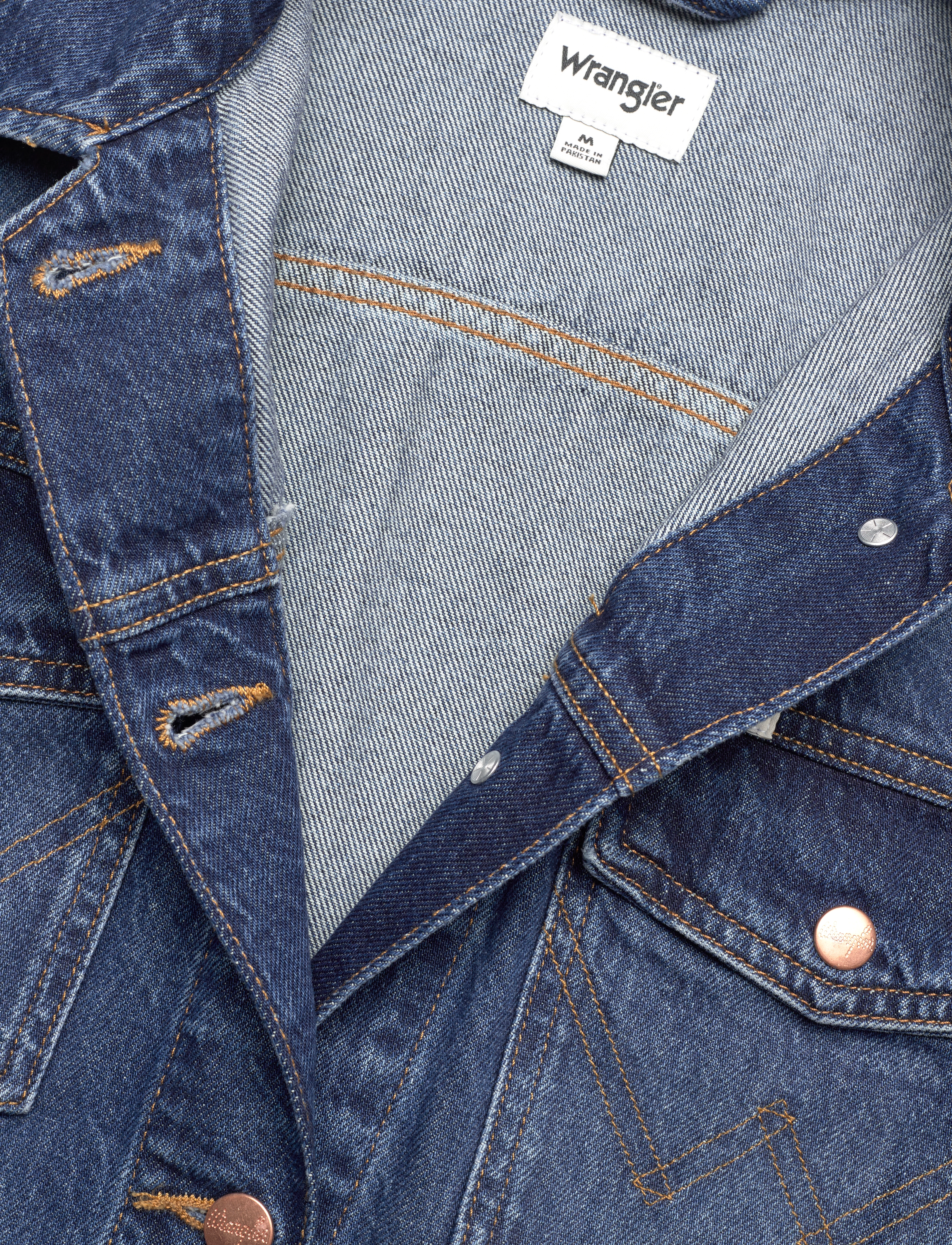 Wrangler - REGULAR HERITAGE JACKET - dark wash - 2