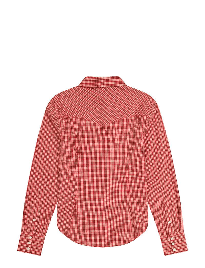 Wrangler - WESTERN SHIRT - langärmlige hemden - flame scarlet - 2