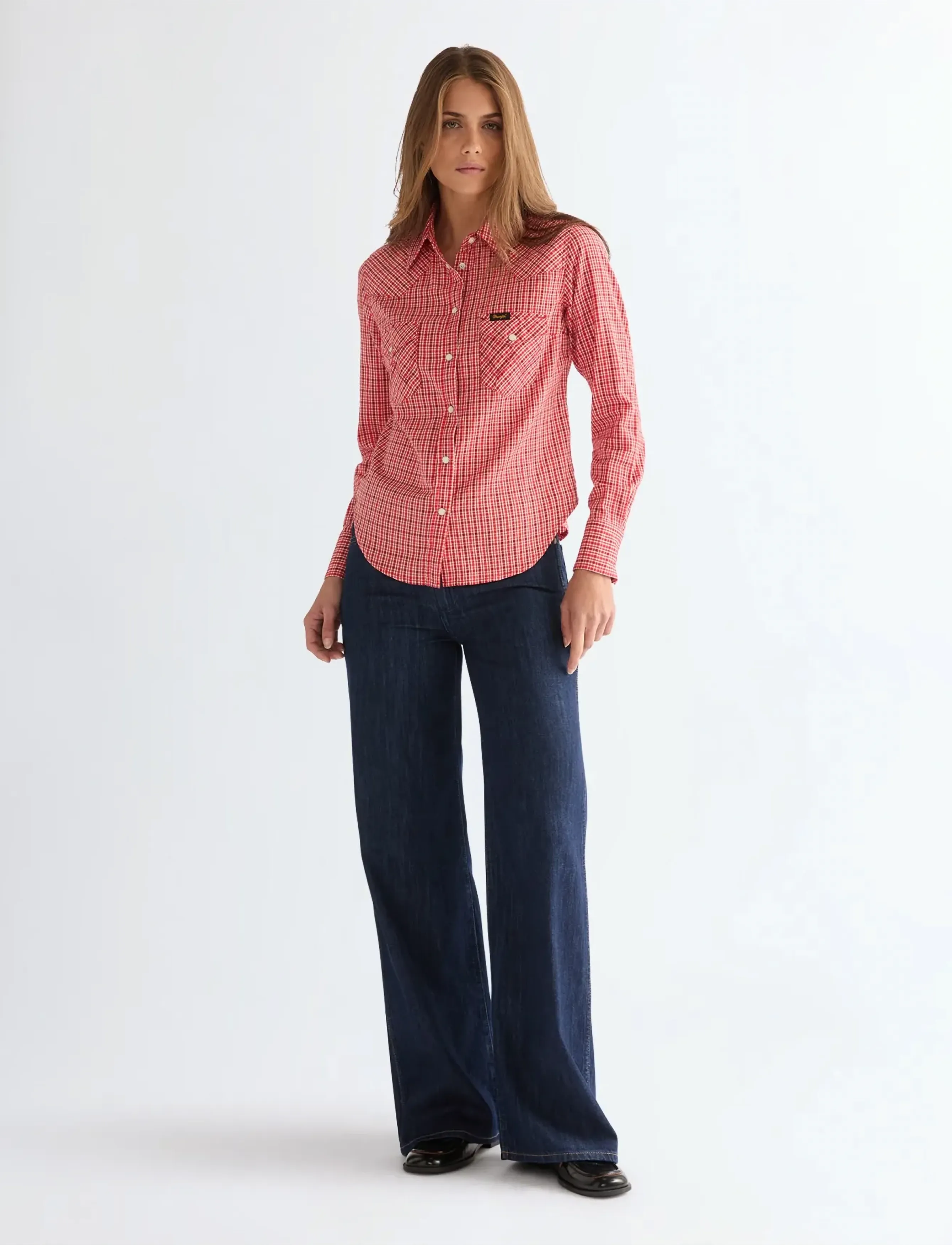 Wrangler - WESTERN SHIRT - pitkähihaiset paidat - flame scarlet - 4