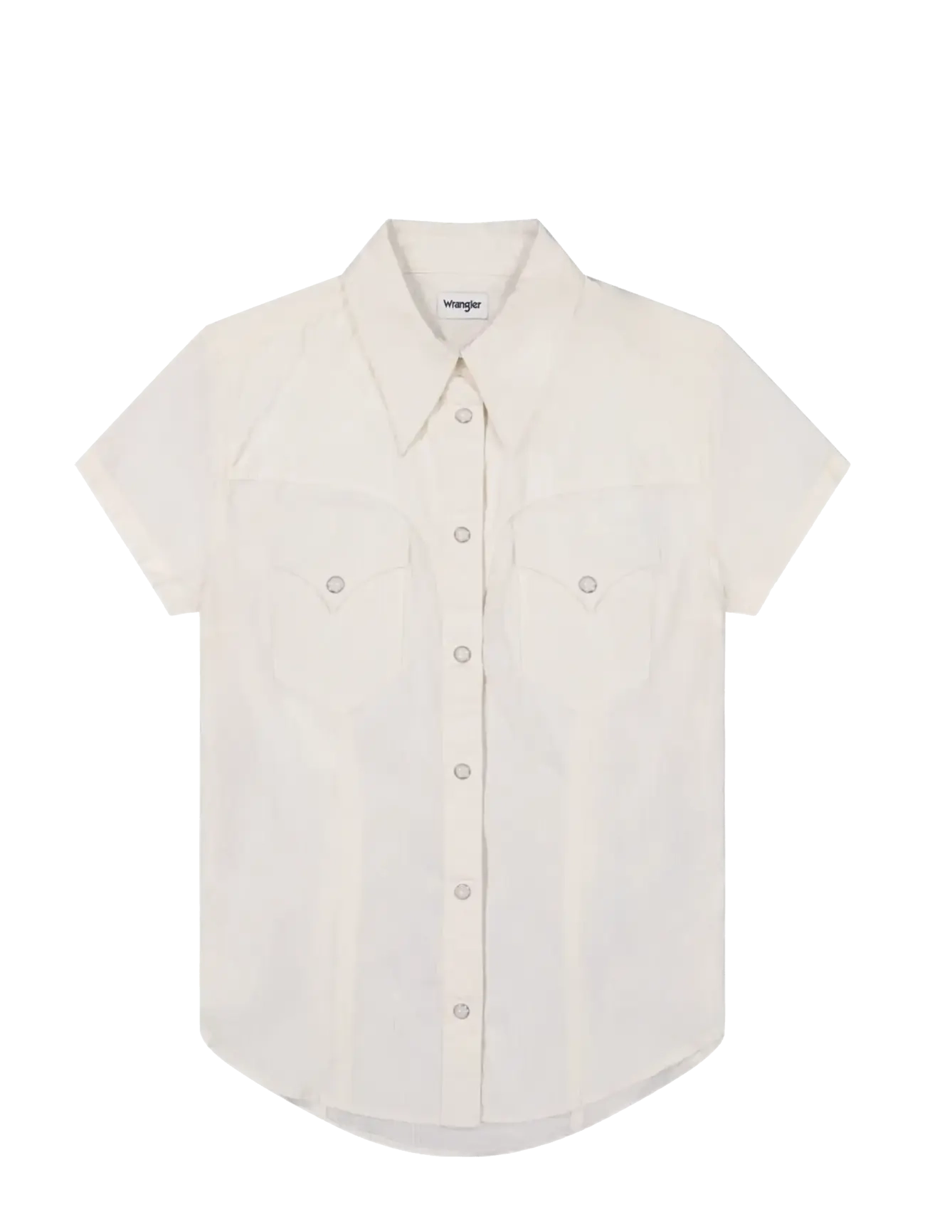 WRANGLER Ss Stylized Western Cream - Sx00 - Damen
