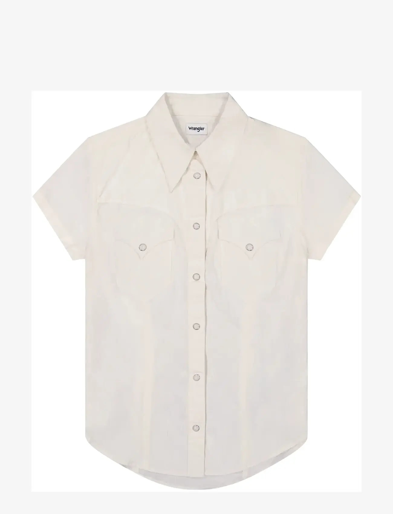 Wrangler - SS STYLIZED WESTERN - kortærmede skjorter - egret - 1