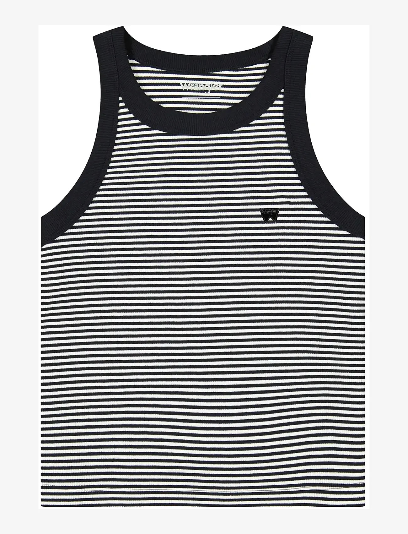 Wrangler - RINGER TANK - crop tops - black - 1