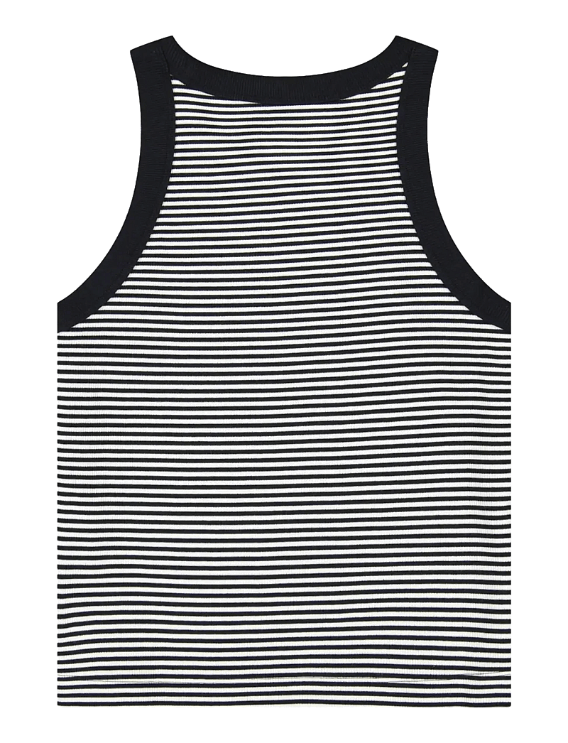 Wrangler - RINGER TANK - crop tops - black - 2