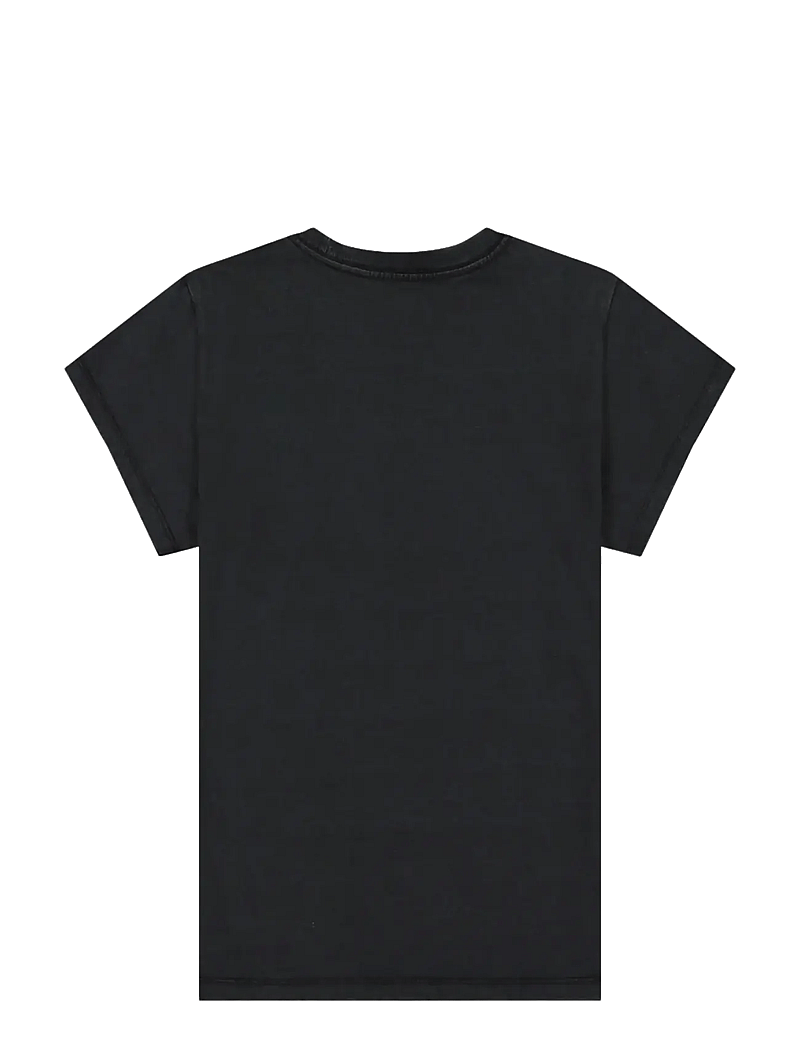 Wrangler - SHRUNKEN BAND TEE - t-shirts - faded black - 2