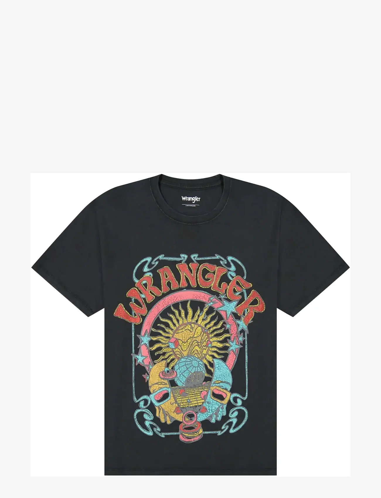 Wrangler - GIRLFRIEND TEE - t-shirts - faded black - 1