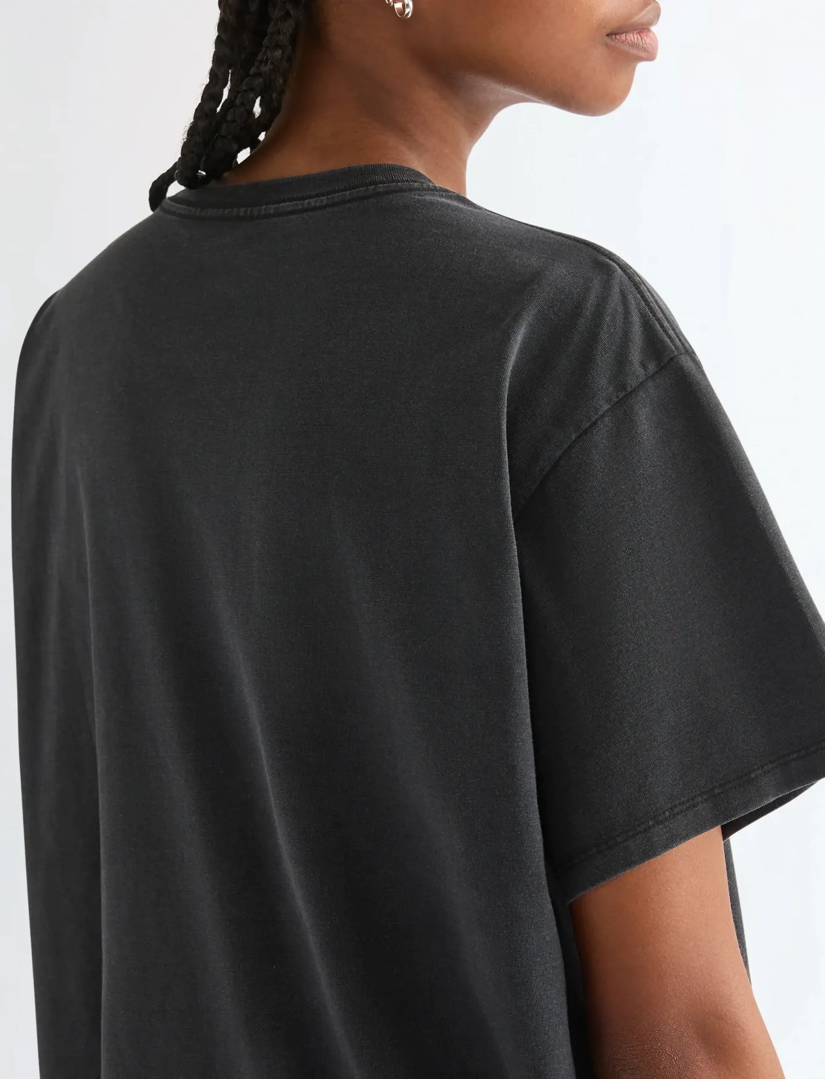 Wrangler - GIRLFRIEND TEE - t-särgid - faded black - 4