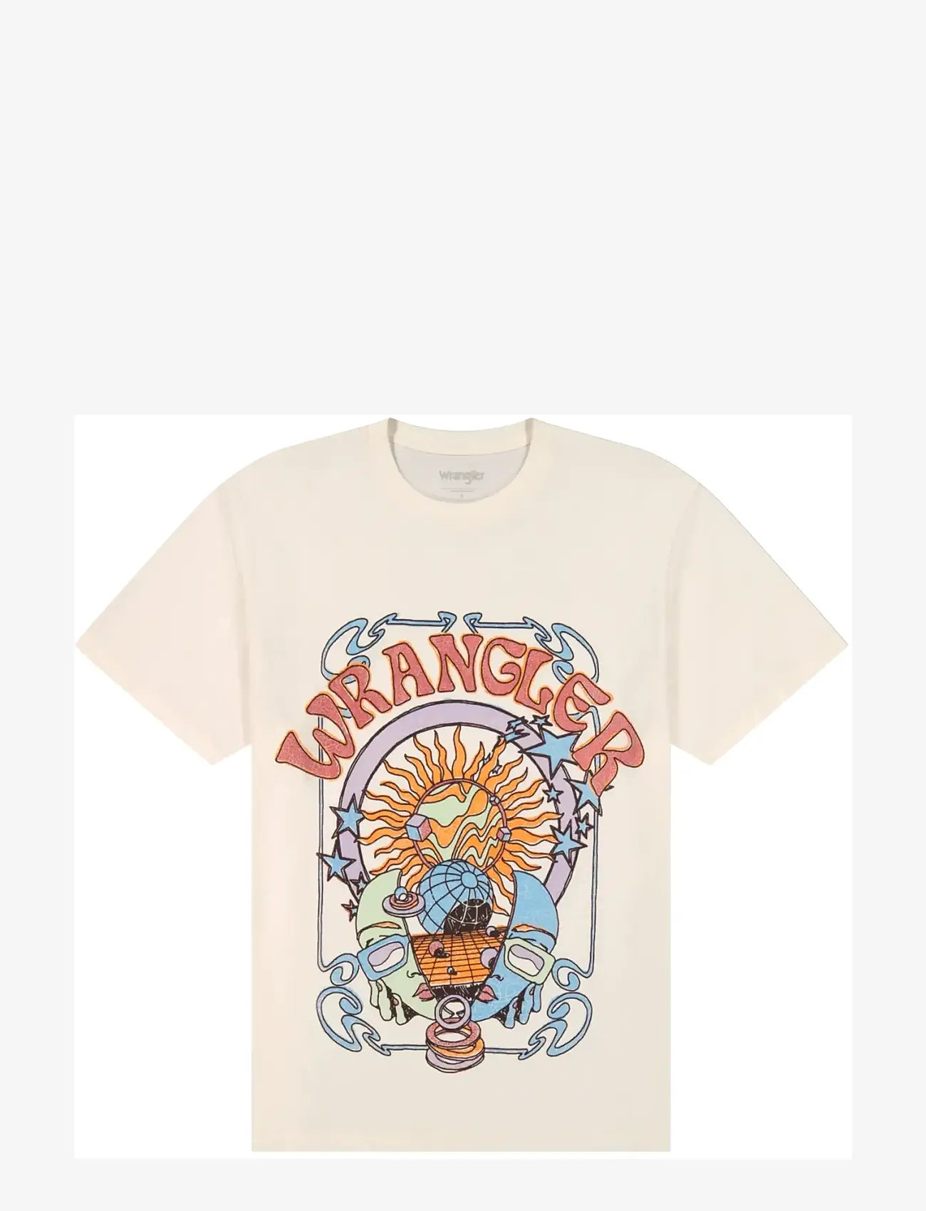 Wrangler - GIRLFRIEND TEE - t-särgid - worn white - 1