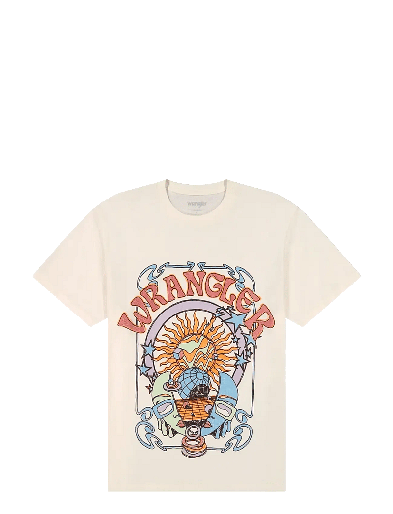 Wrangler - GIRLFRIEND TEE - t-särgid - worn white - 1