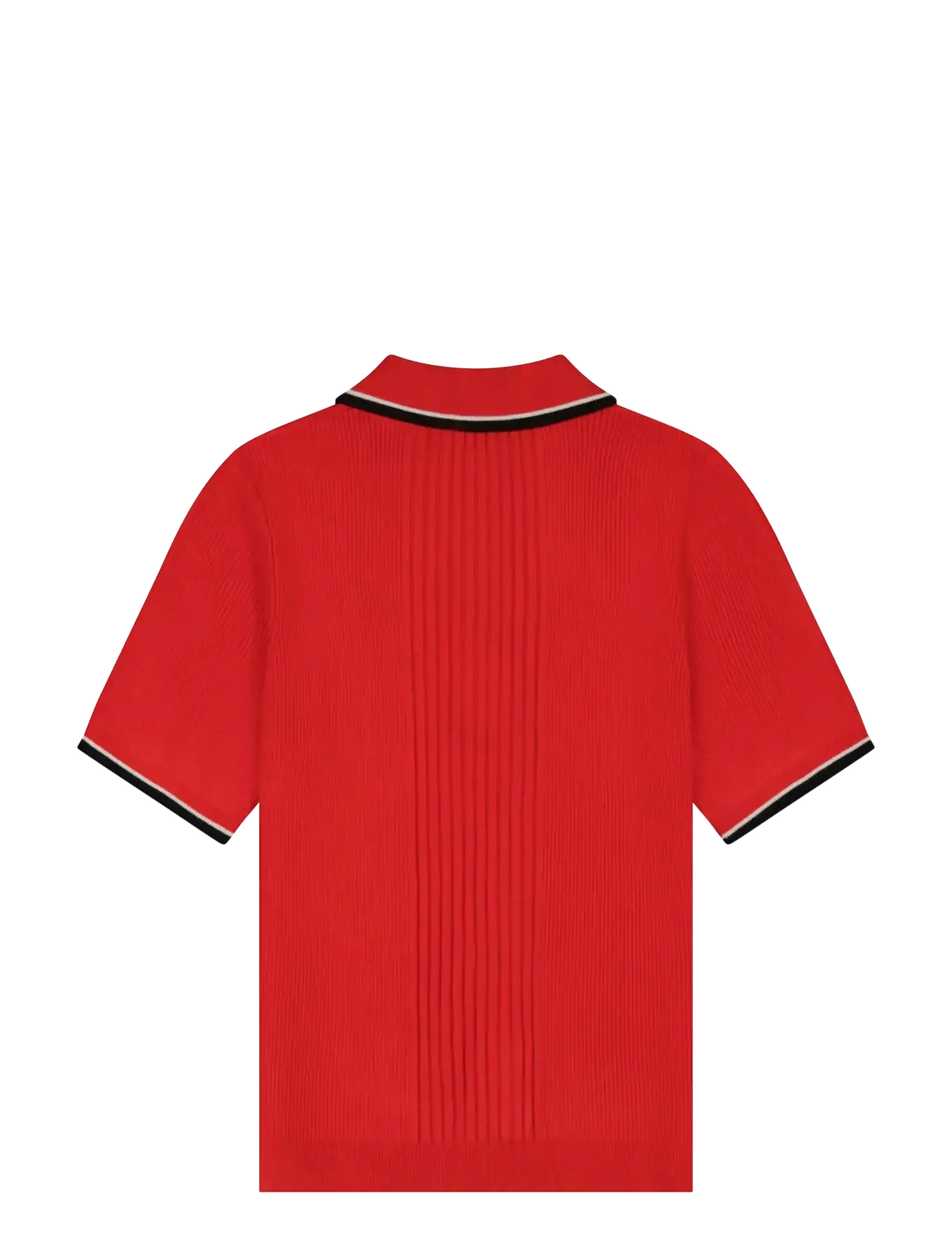 Wrangler - QUARTER ZIP POLO - crop tops - flame scarlet - 2