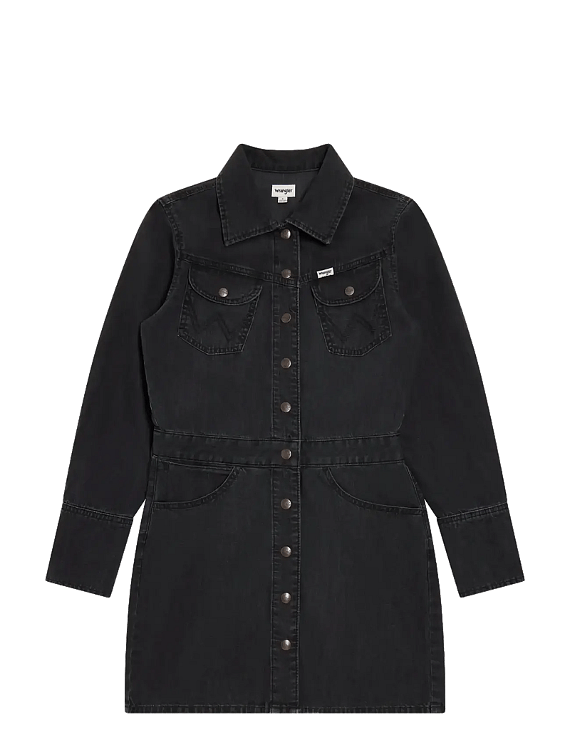 Wrangler - TRAIL TRENCH DRESS - skjortekjoler - speedway smoke - 1