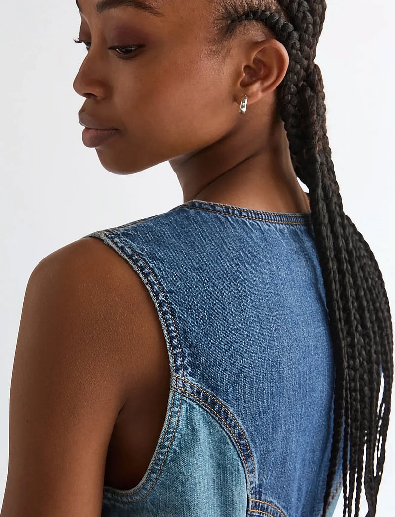 Wrangler - VEST DRESS - jeanskleider - patchwork - 4