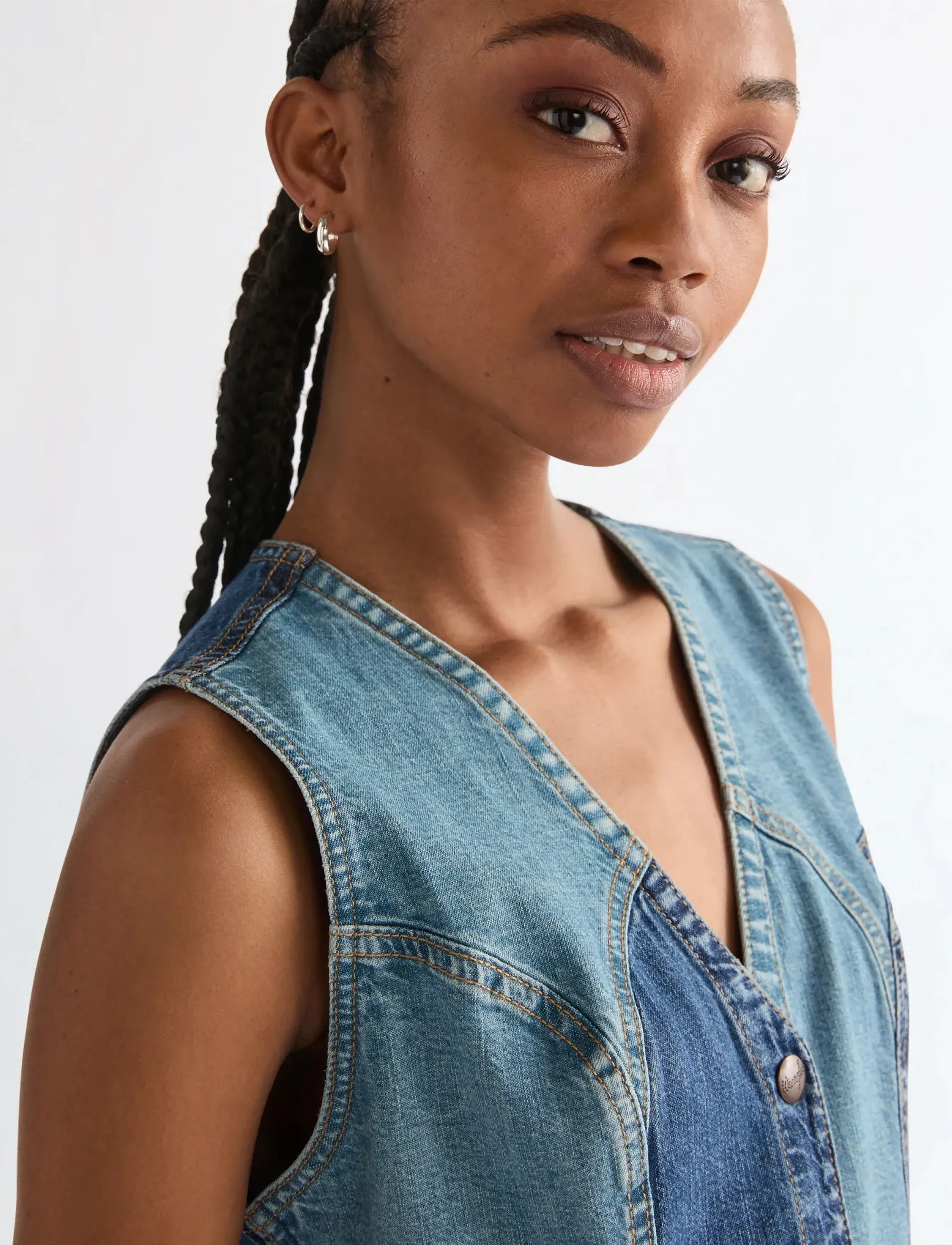 Wrangler - VEST DRESS - cowboykjoler - patchwork - 5