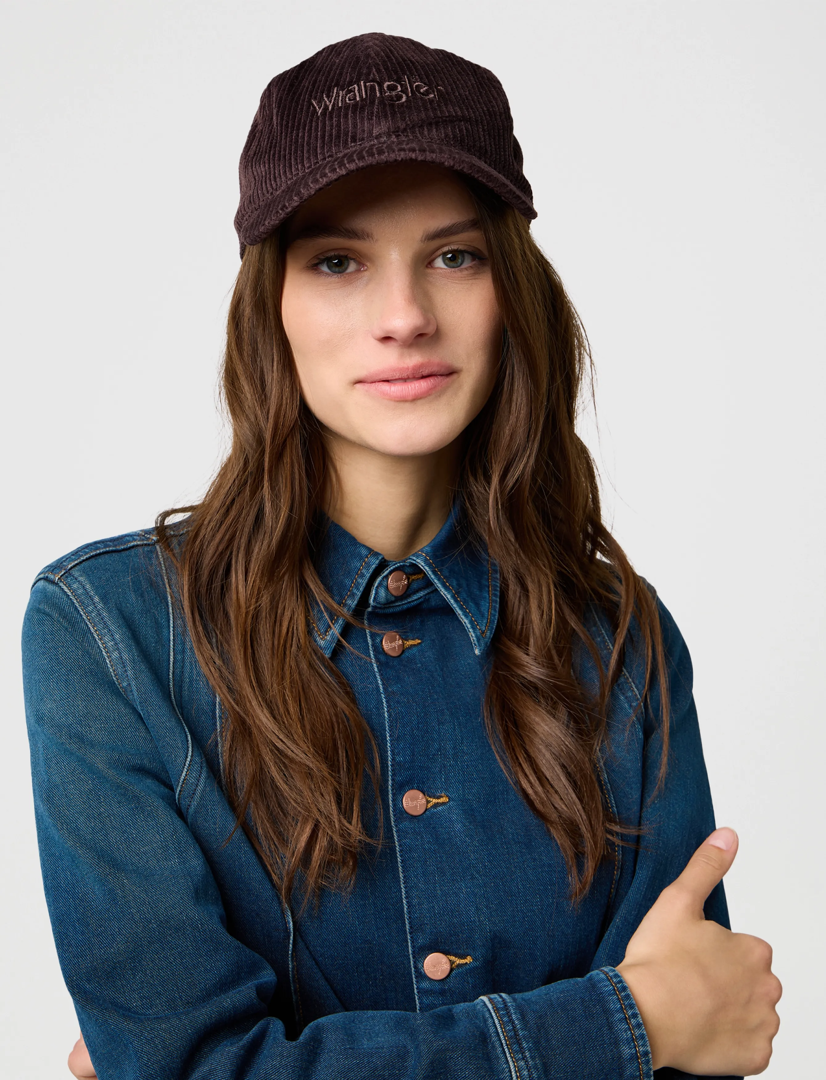 Wrangler - CORDUROY CAP - kepsar - mole - 4