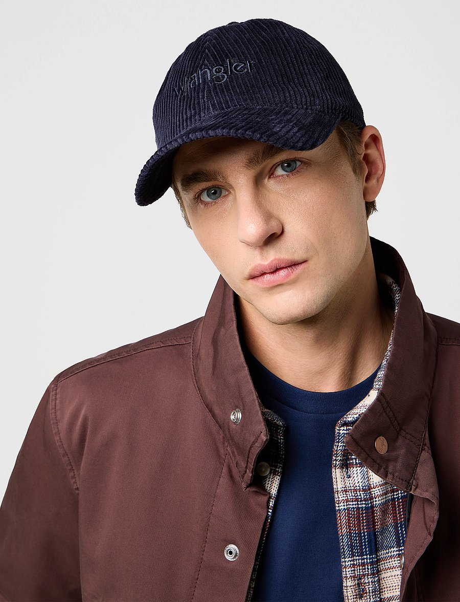 Wrangler - CORDUROY CAP - kepsar - navy - 4