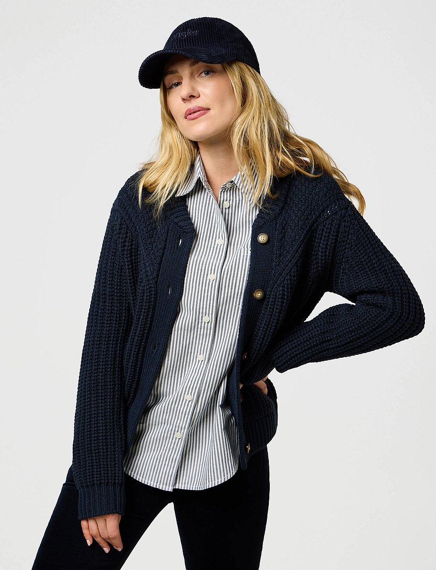 Wrangler - CORDUROY CAP - kepsar - navy - 5